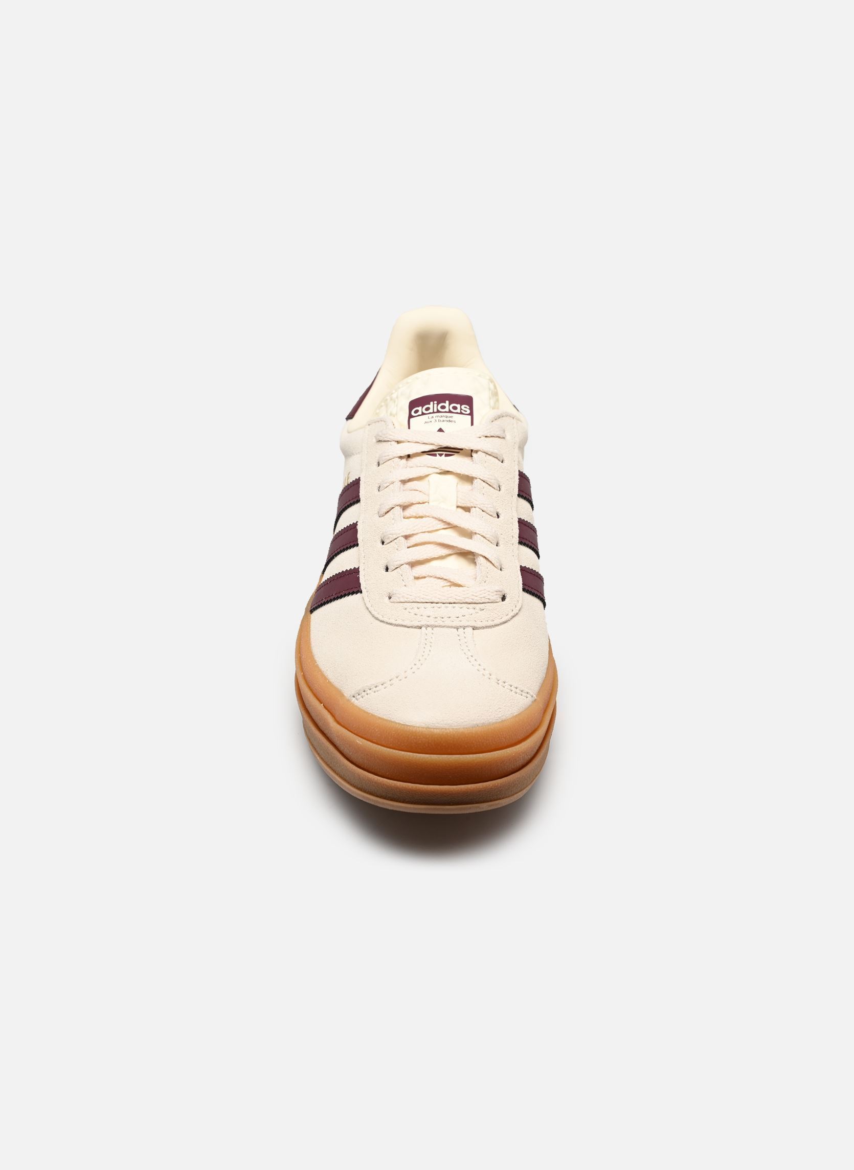 Baskets basses GAZELLE BOLD J fille beige adidas originals Baskets basses GAZELLE BOLD J fille beige CREWHT/MAROON/GOLDMT