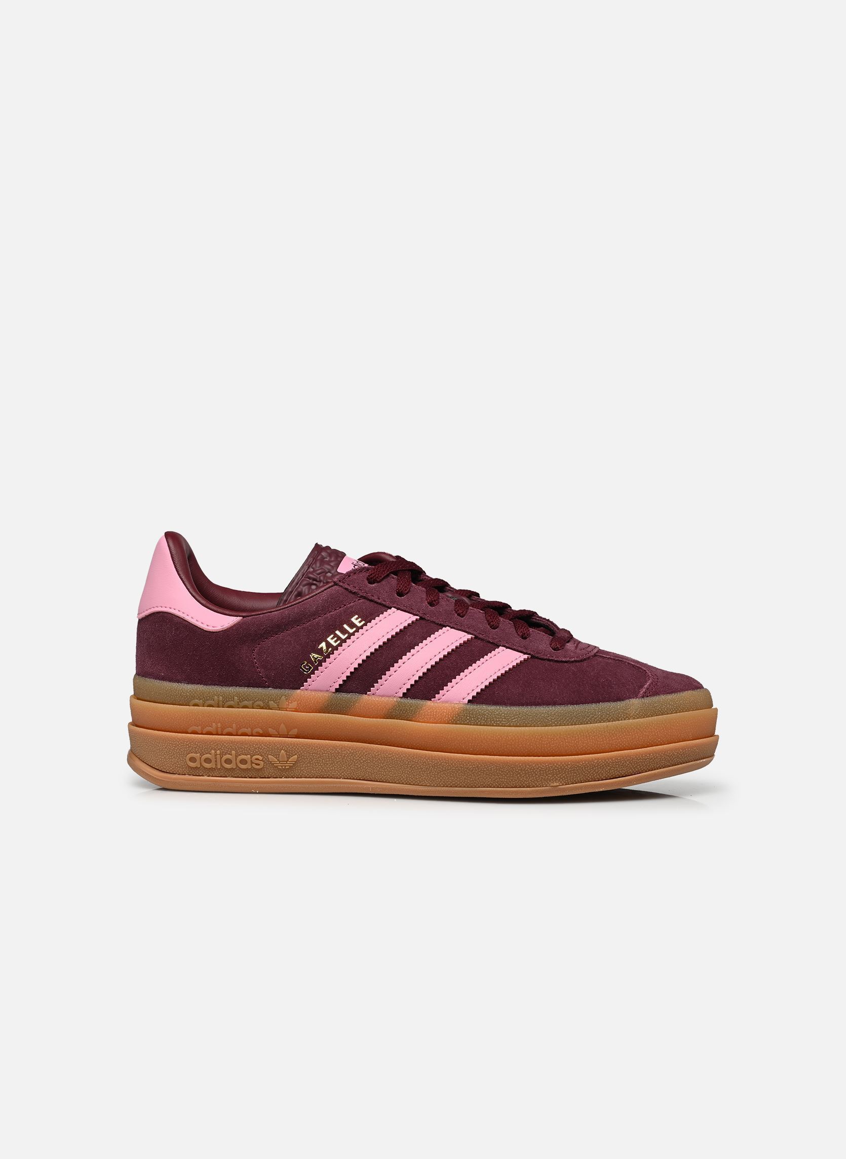 Baskets basses GAZELLE BOLD J fille bordeaux adidas originals Baskets basses GAZELLE BOLD J fille bordeaux MAROON/STTRBL/GOLDMT