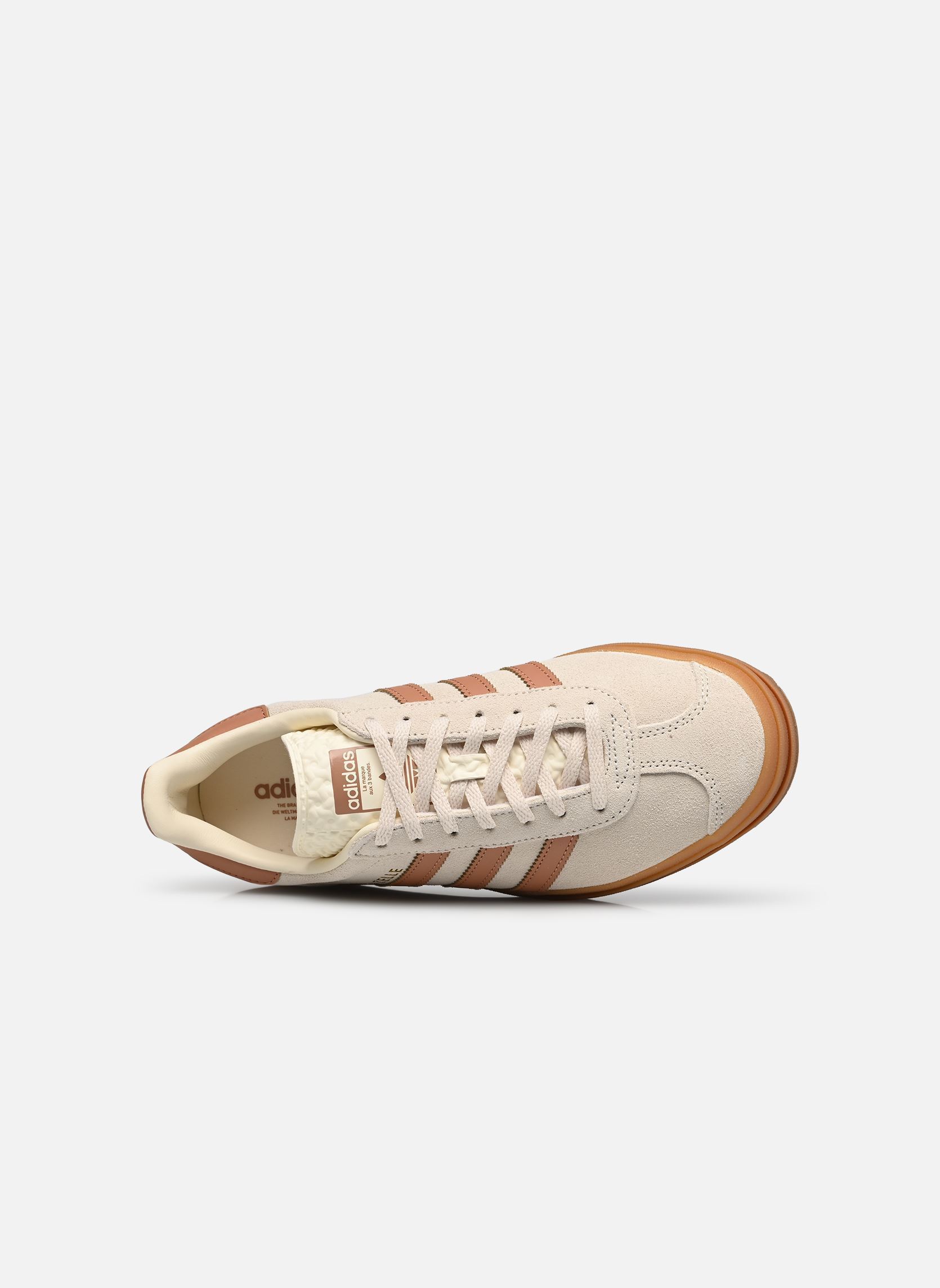 Lage sneakers GAZELLE BOLD J meisjes beige adidas originals Lage sneakers GAZELLE BOLD J meisjes beige CREAM WHITE