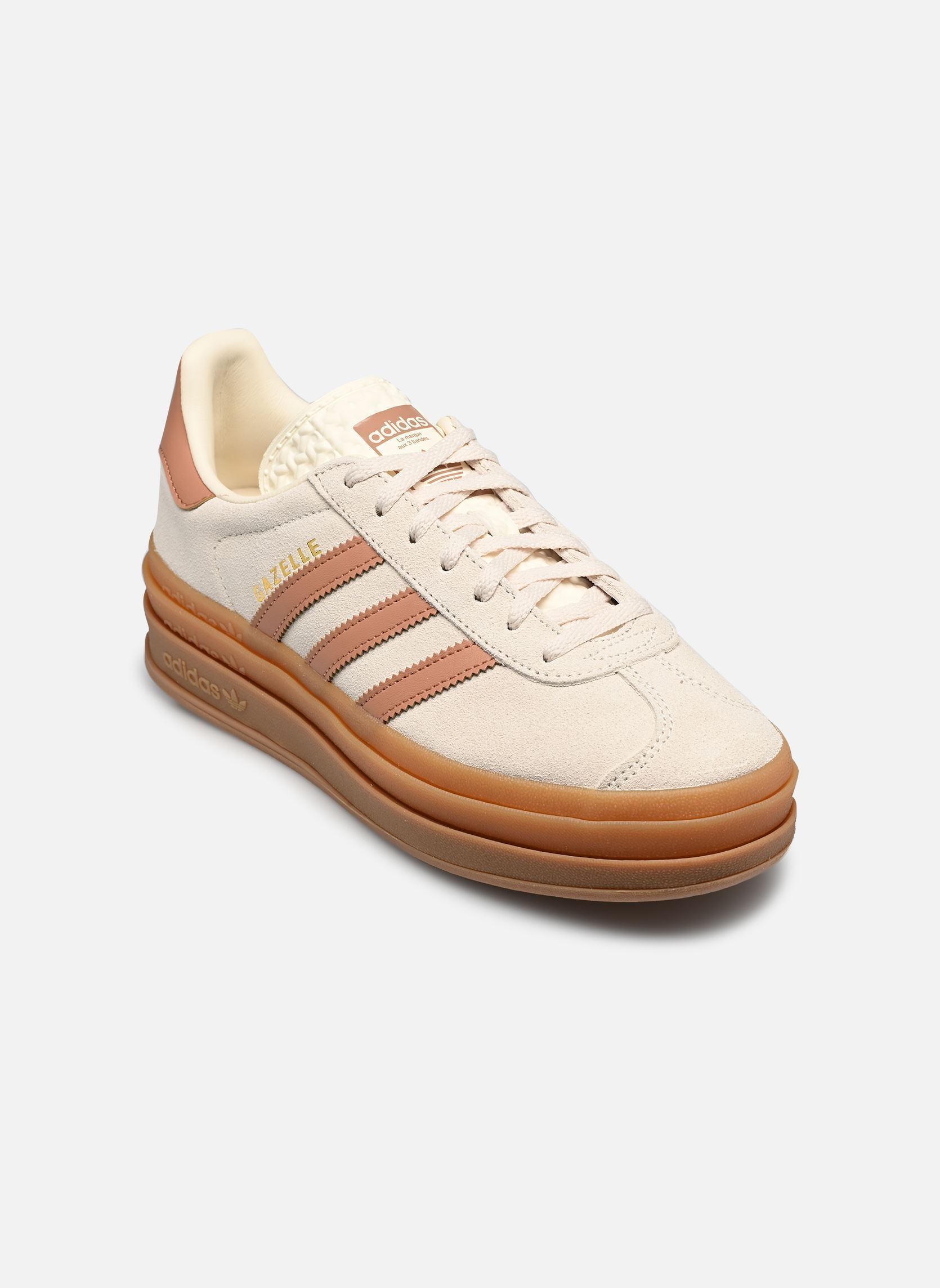 Lage sneakers GAZELLE BOLD J meisjes beige adidas originals Lage sneakers GAZELLE BOLD J meisjes beige CREAM WHITE