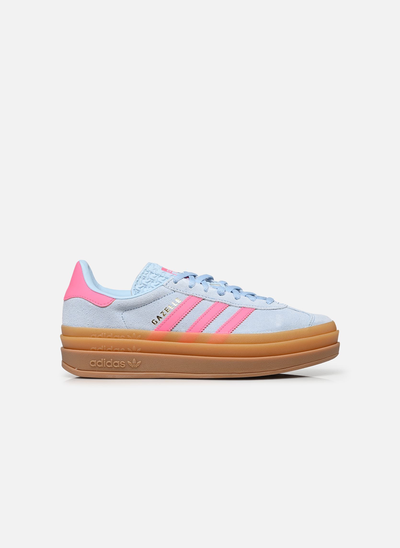 Baskets basses GAZELLE BOLD J fille bleu adidas originals Baskets basses GAZELLE BOLD J fille bleu CLEAR SKY