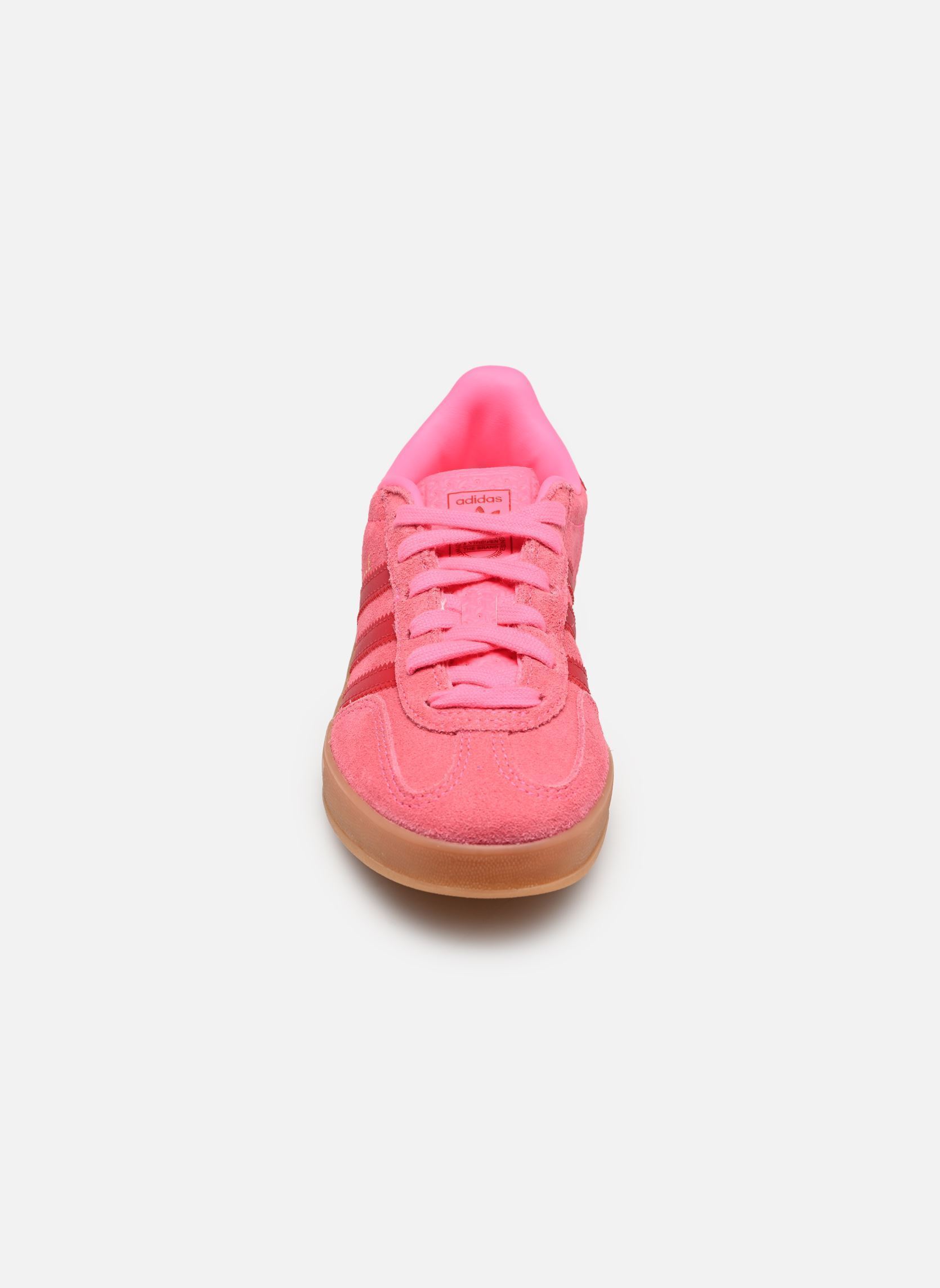Baskets basses GAZELLE INDOOR C fille rose adidas originals Baskets basses GAZELLE INDOOR C fille rose LUCPNK/TMVIRE/GOLDMT