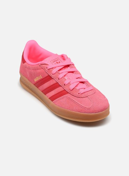 adidas originals Baskets basses GAZELLE INDOOR C fille rose