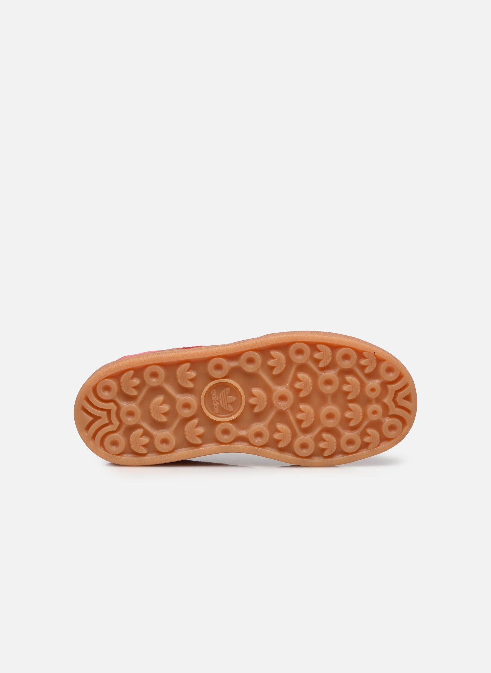 Baskets basses GAZELLE INDOOR CF E fille rose adidas originals Baskets basses GAZELLE INDOOR CF E fille rose LUCPNK/TMVIRE/GOLDMT