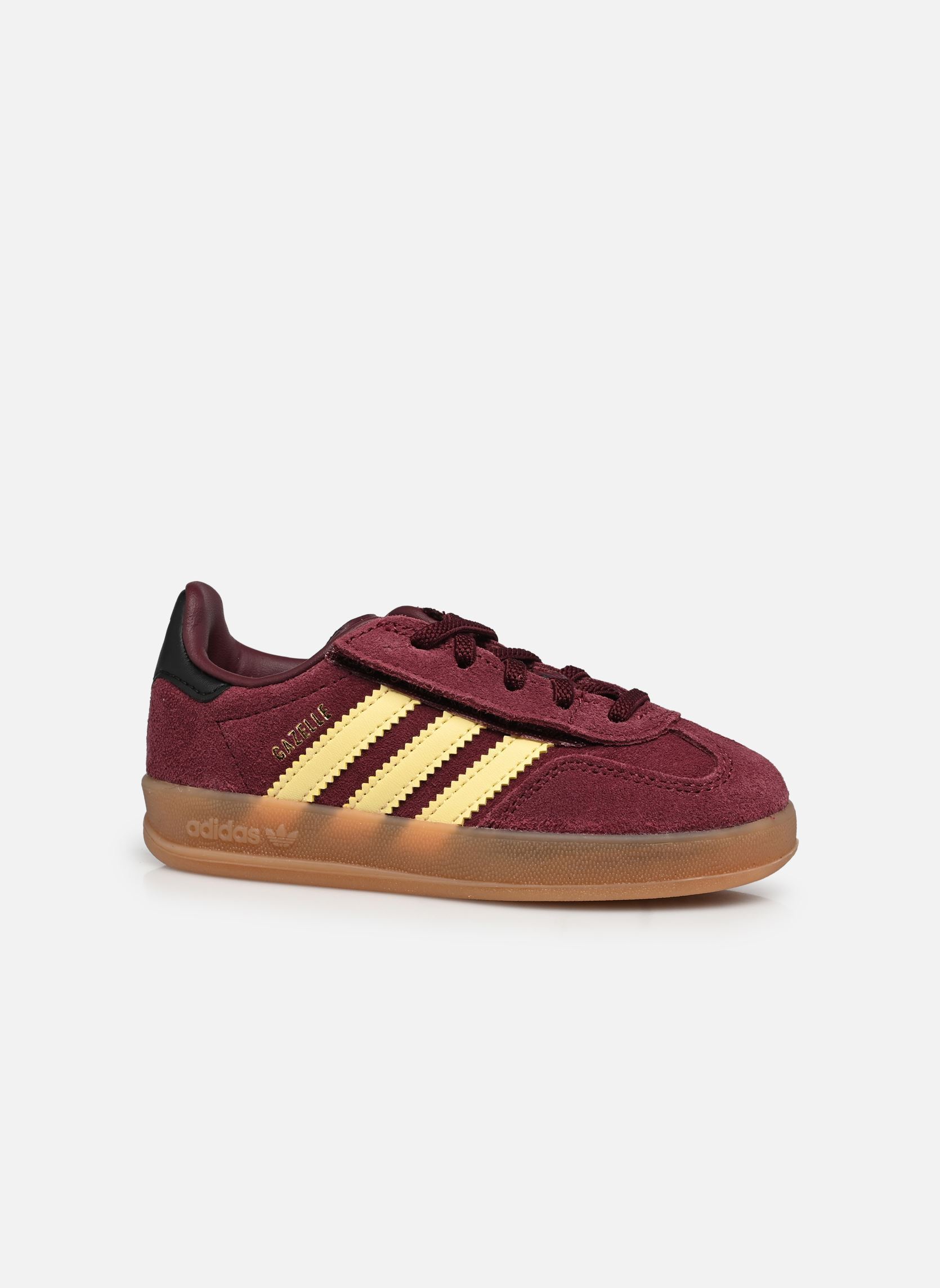 Baskets basses GAZELLE INDOOR CF E bordeaux adidas originals Baskets basses GAZELLE INDOOR CF E bordeaux MAROON