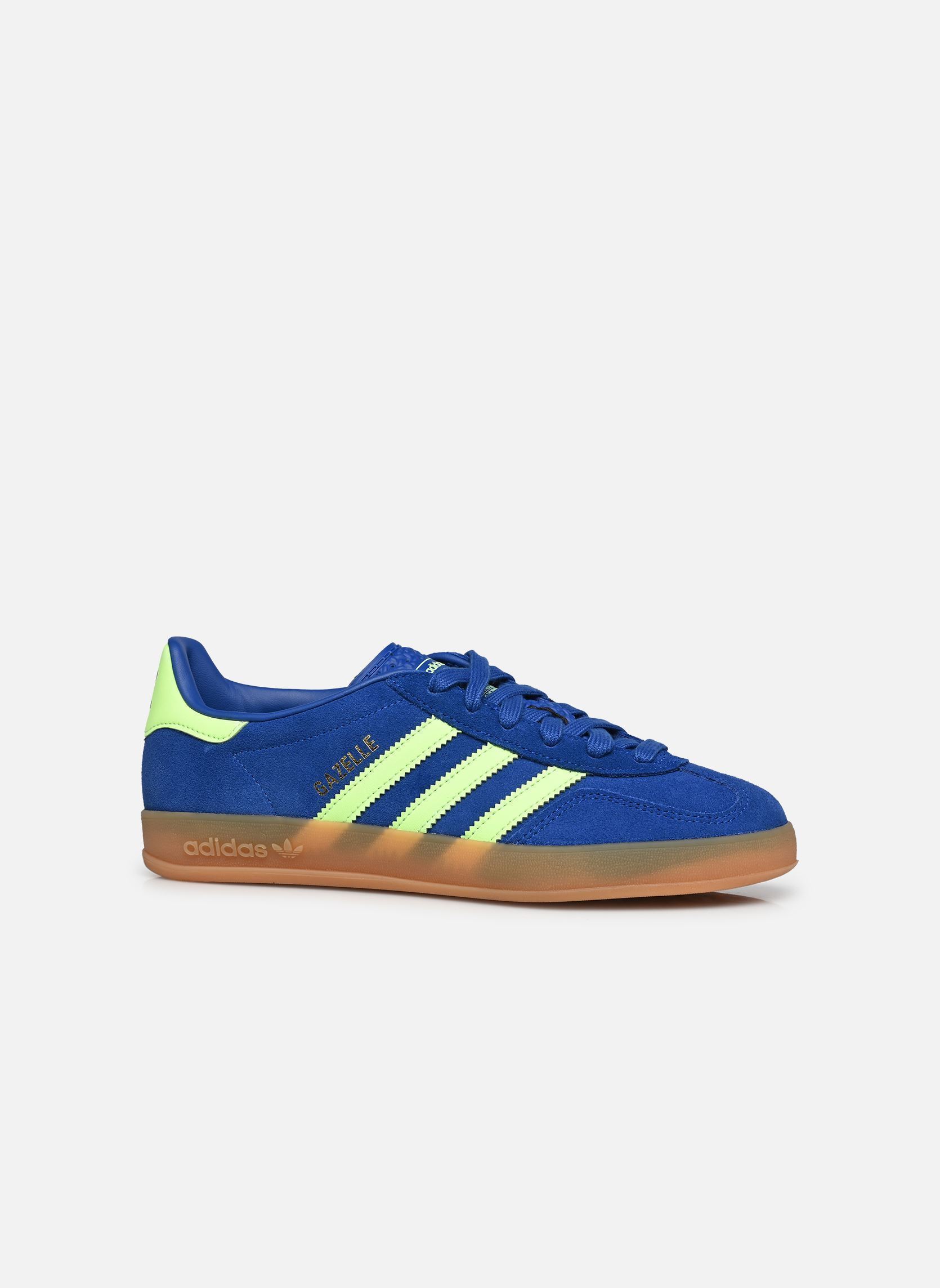 Lage sneakers GAZELLE INDOOR J jongens blauw adidas originals Lage sneakers GAZELLE INDOOR J jongens blauw ROYBLU/GRESPA/GOLDMT