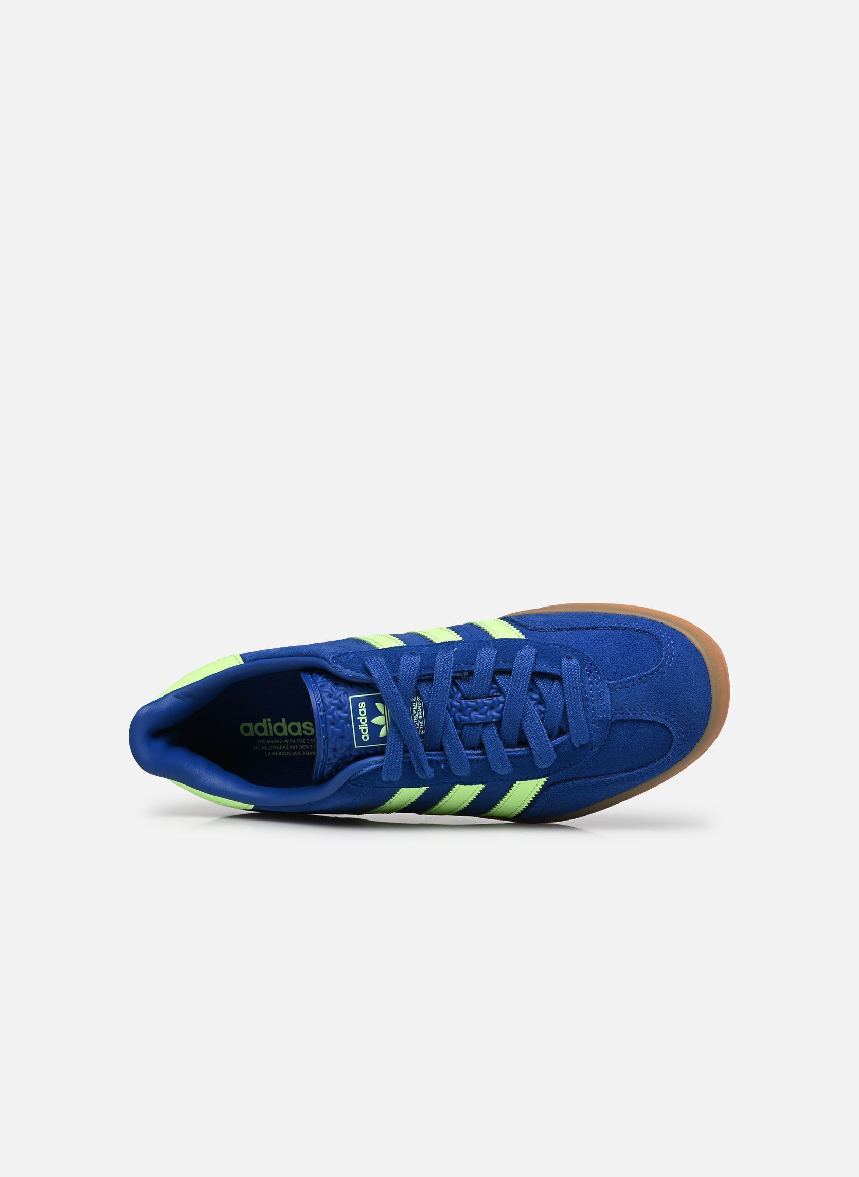 Lage sneakers GAZELLE INDOOR J jongens blauw adidas originals Lage sneakers GAZELLE INDOOR J jongens blauw ROYBLU/GRESPA/GOLDMT