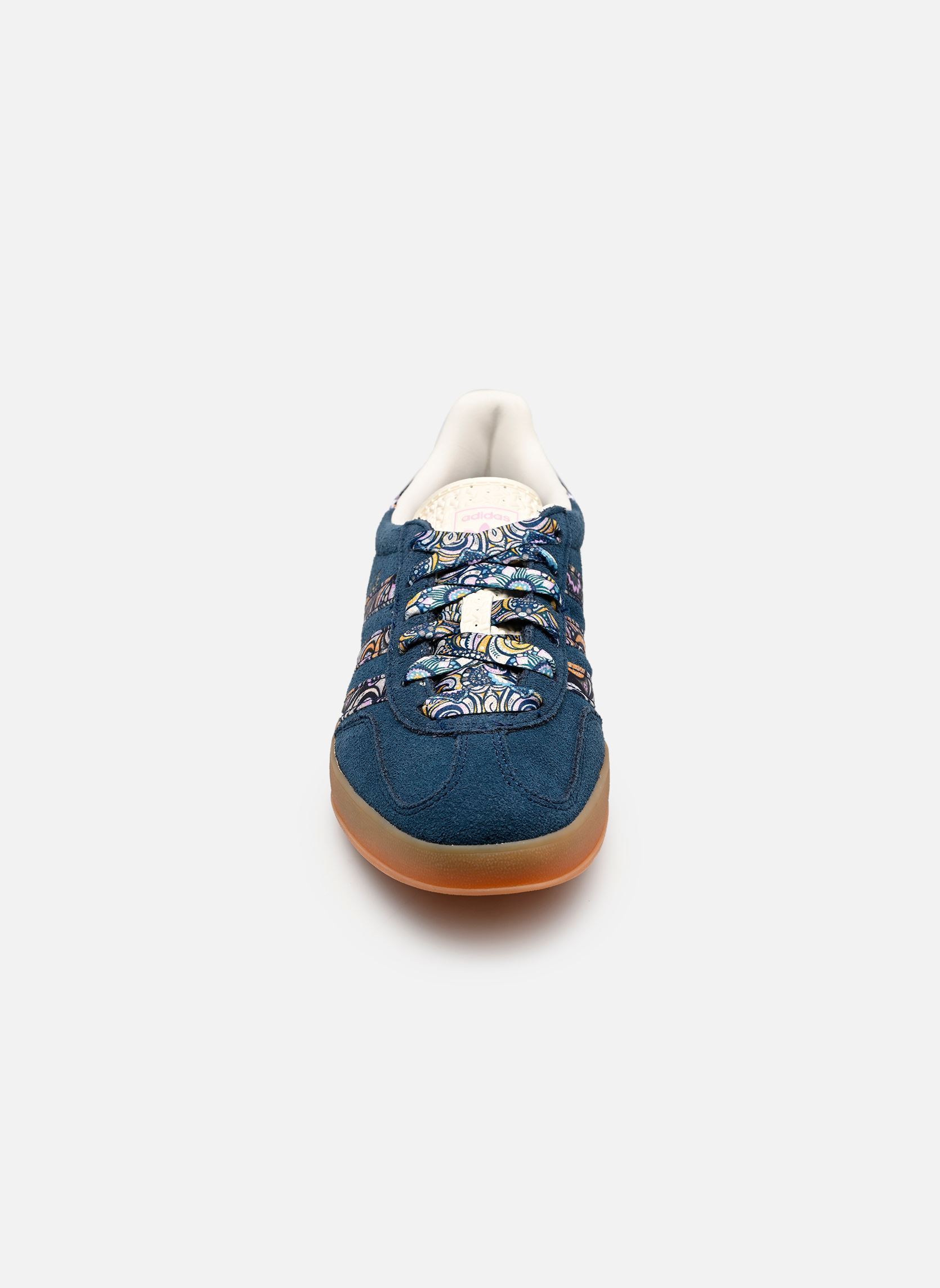 Niedrige Sneaker GAZELLE INDOOR J mädchen blau adidas originals Niedrige Sneaker GAZELLE INDOOR J mädchen blau NINDIG/ORCFUS/GUM2