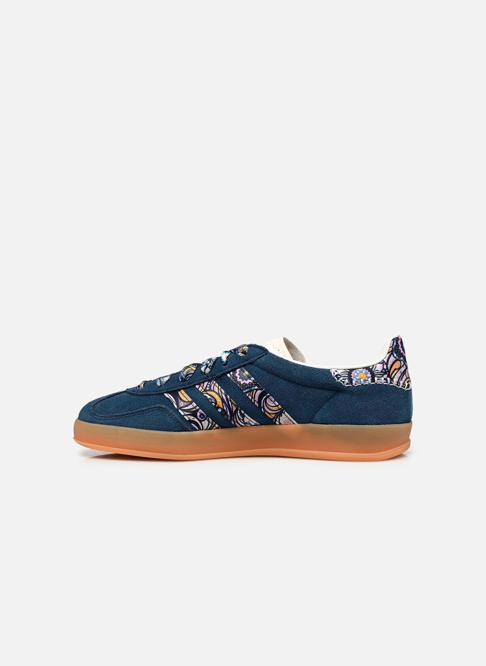 Niedrige Sneaker GAZELLE INDOOR J mädchen blau adidas originals Niedrige Sneaker GAZELLE INDOOR J mädchen blau NINDIG/ORCFUS/GUM2