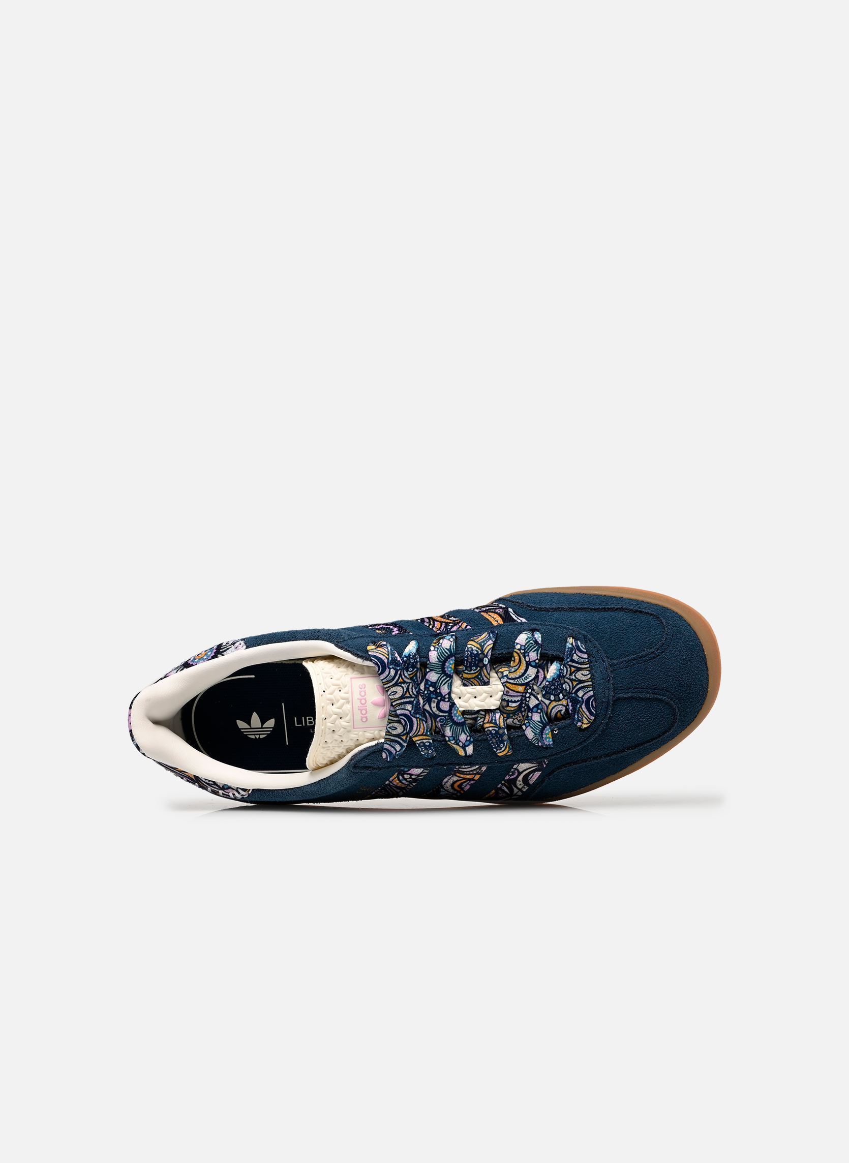 Niedrige Sneaker GAZELLE INDOOR J mädchen blau adidas originals Niedrige Sneaker GAZELLE INDOOR J mädchen blau NINDIG/ORCFUS/GUM2