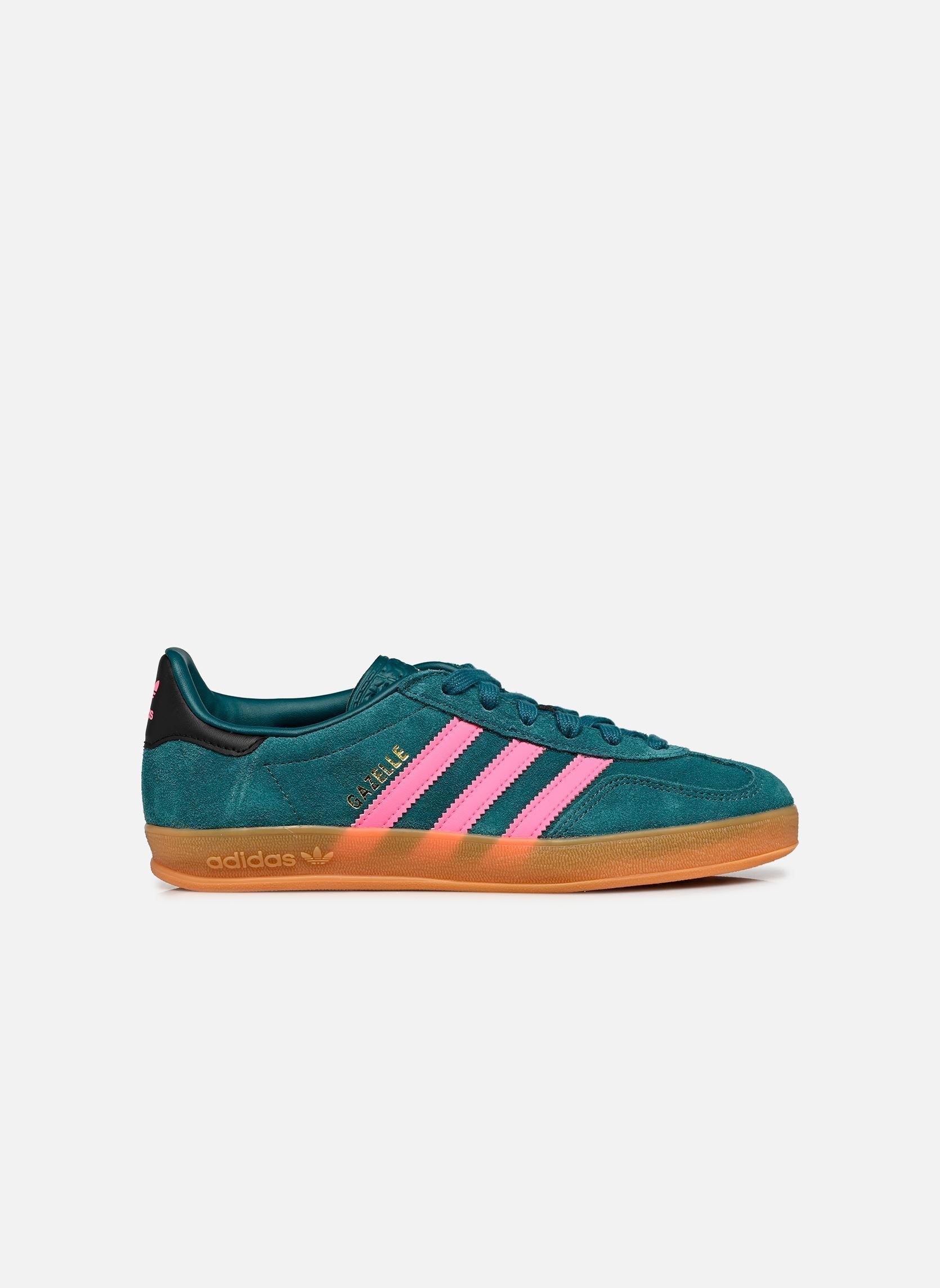 Baskets basses GAZELLE INDOOR J vert adidas originals Baskets basses GAZELLE INDOOR J vert RICH GREEN