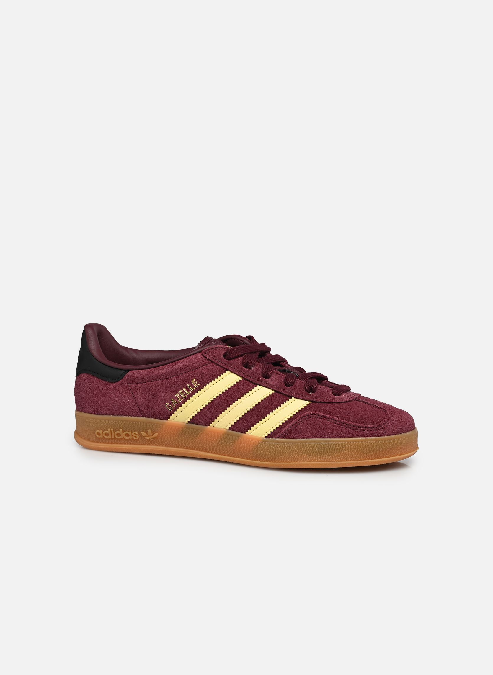 Baskets basses GAZELLE INDOOR J bordeaux adidas originals Baskets basses GAZELLE INDOOR J bordeaux MAROON