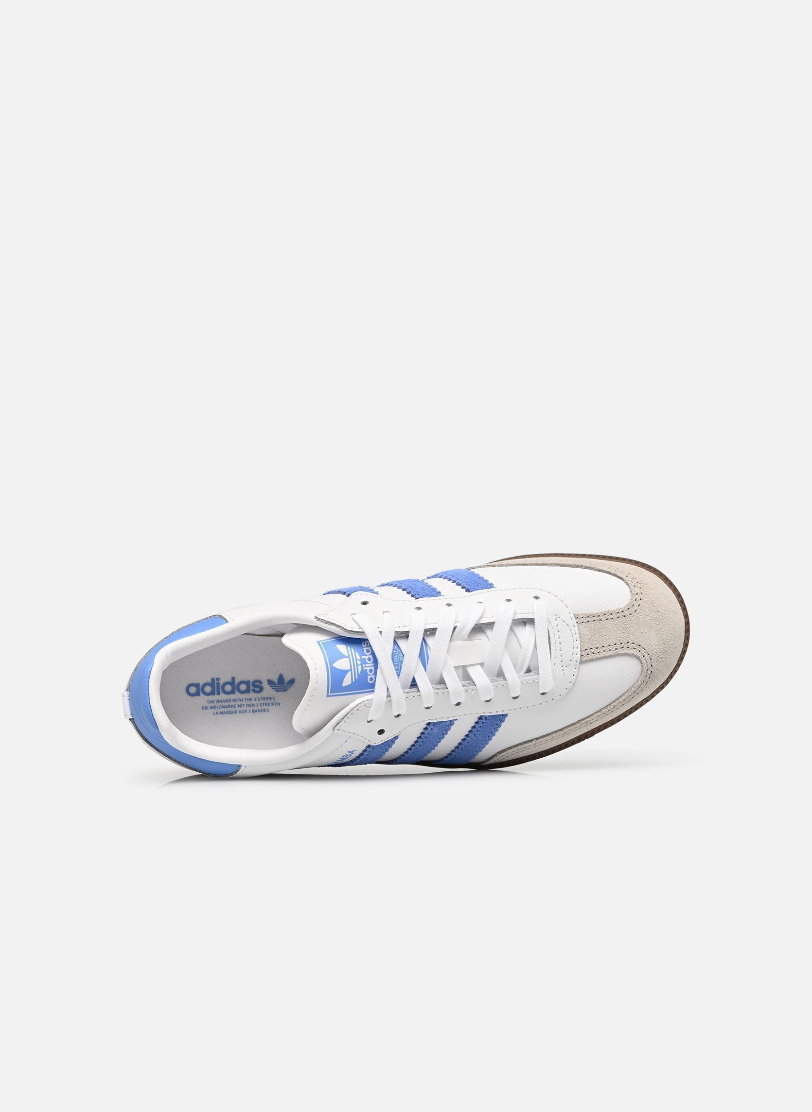 Lage sneakers SAMBA OG J wit adidas originals Lage sneakers SAMBA OG J wit FTWWHT/BLUFUS/GUM5