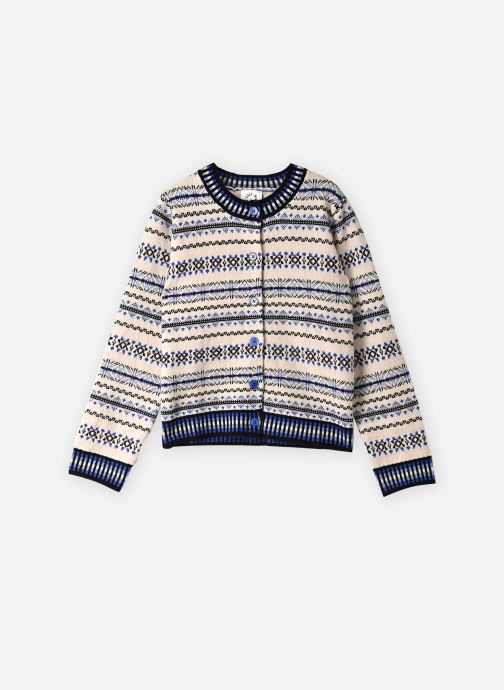 Lili Sidonio Strickjacken und Westen Young Ladies Knitted Cardigan-ELF1035BEN damen weiß
