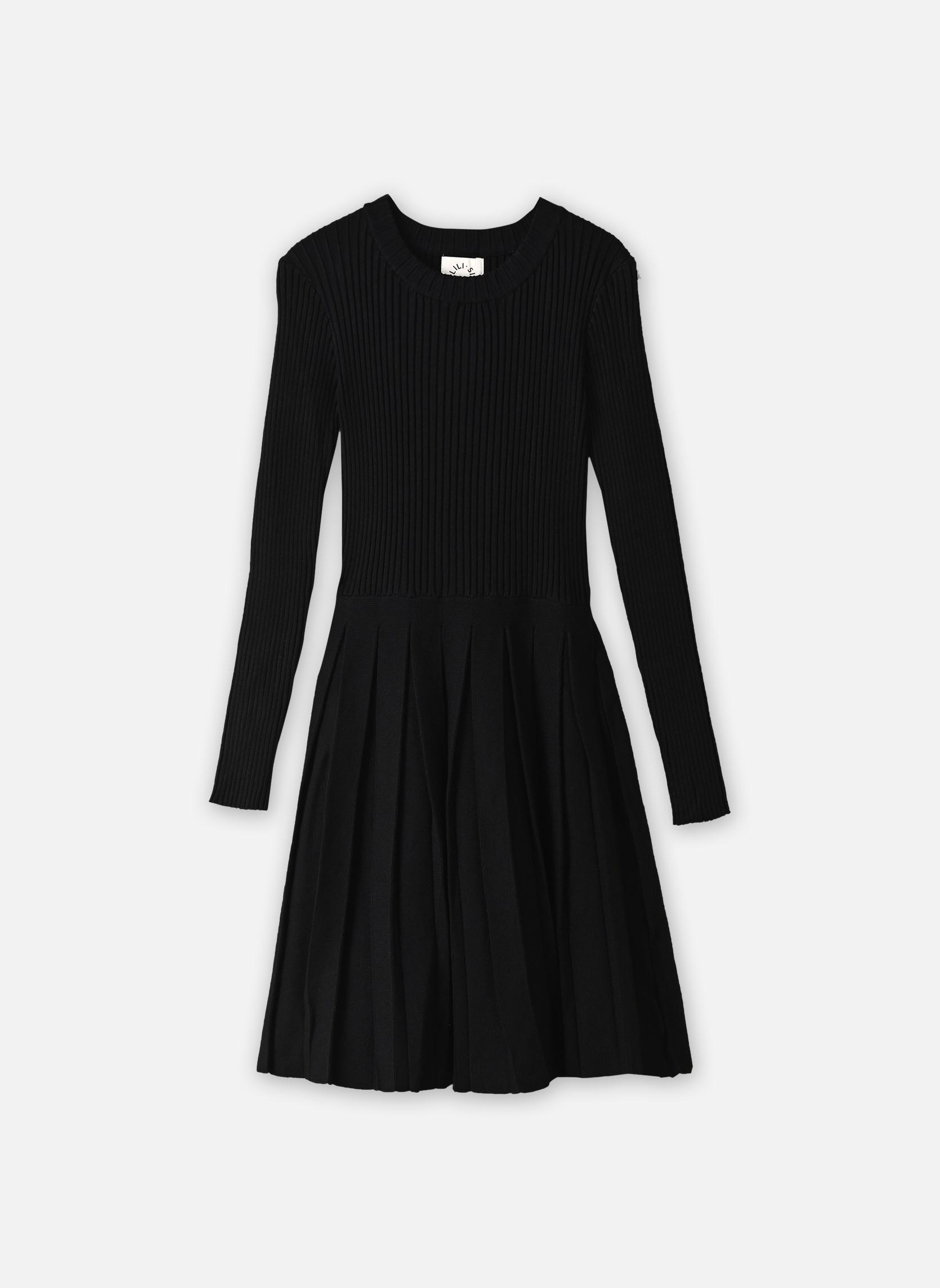 Robes Young Ladies Knitted Dress-LAL734EN femme noir Lili Sidonio Robes Young Ladies Knitted Dress-LAL734EN femme noir BLACK
