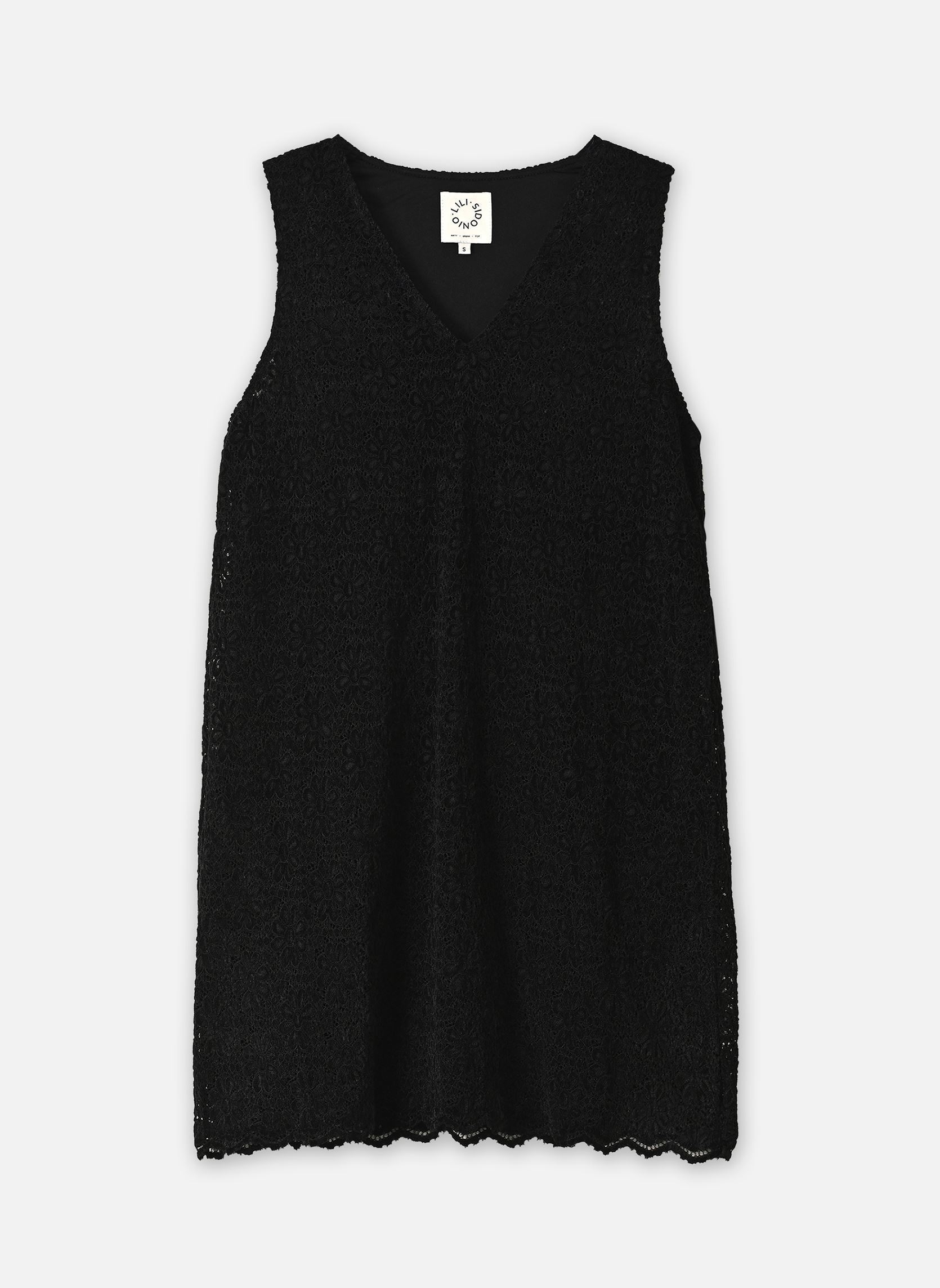 Robes Young Ladies Knitted Dress-TLF171EN femme noir Lili Sidonio Robes Young Ladies Knitted Dress-TLF171EN femme noir BLACK