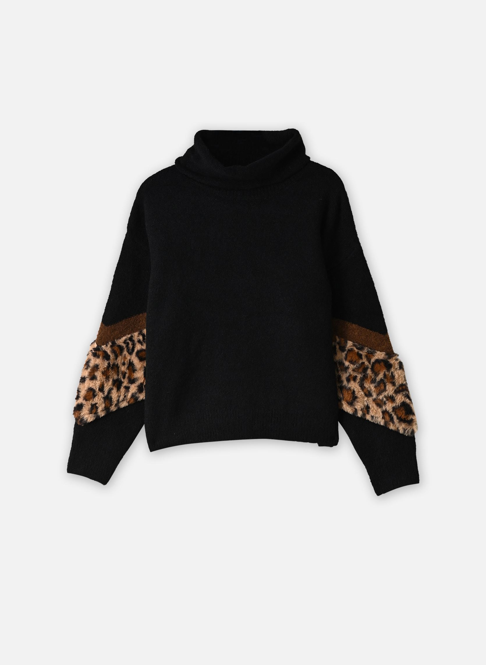 Truien Young Ladies Knitted Sweater-LAL712EH dames zwart Lili Sidonio Truien Young Ladies Knitted Sweater-LAL712EH dames zwart BLACK