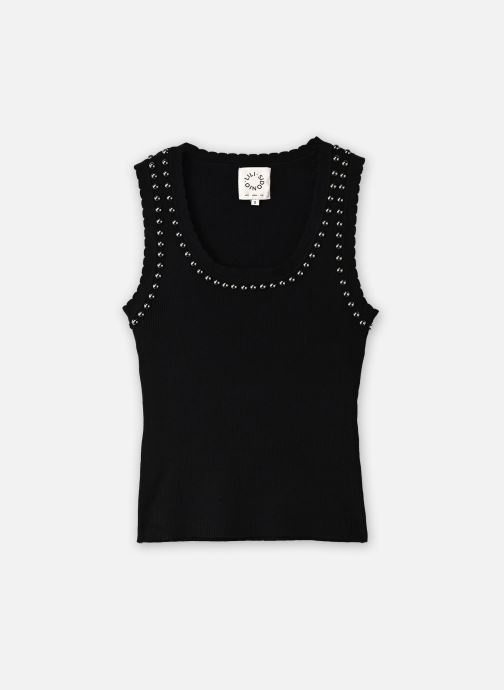 Lili Sidonio Tanktops Young Ladies Knitted Tank Top-EL1172EN damen schwarz