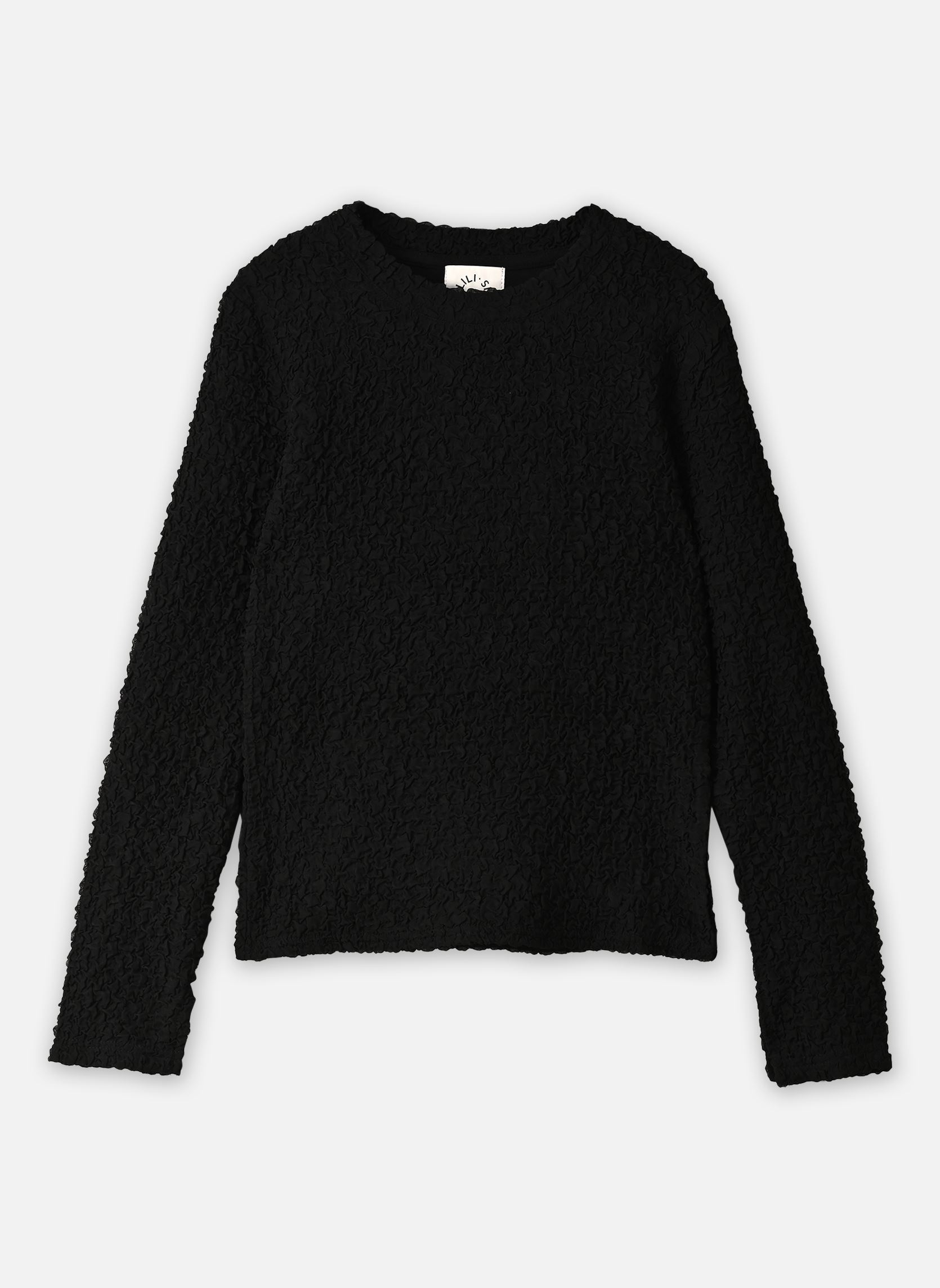 Tee-shirts Young Ladies Knitted Top-TL476AEN femme noir Lili Sidonio Tee-shirts Young Ladies Knitted Top-TL476AEN femme noir BLACK