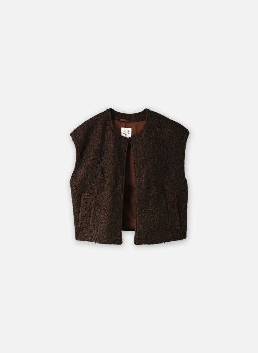 Lili Sidonio Jacken und Mäntel Young Ladies Woven Sleeveless Jacket-TL4 damen braun