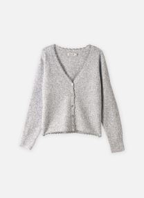 Strickjacken und Westen Ladies Knitted Cardigan-LAF136EN damen grau