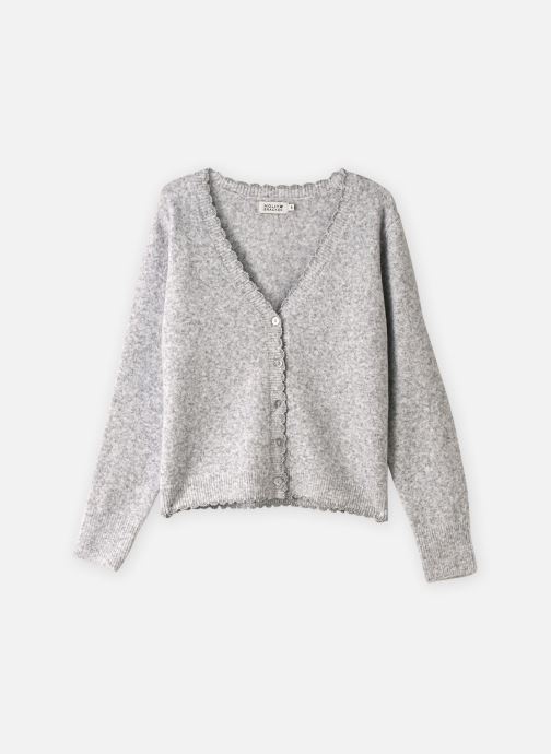 Molly Bracken Strickjacken und Westen Ladies Knitted Cardigan-LAF136EN damen grau