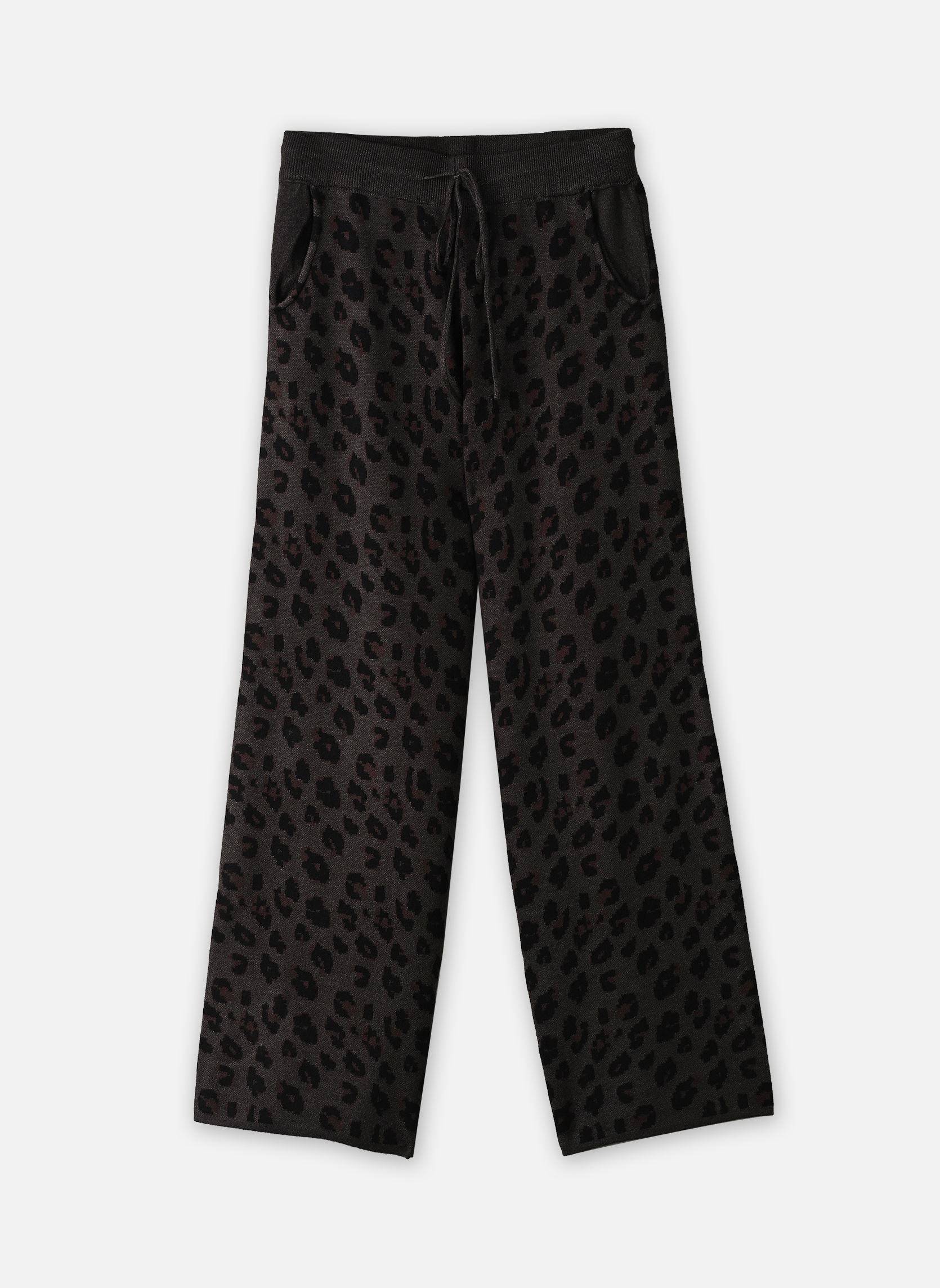 Hosen Ladies Knitted Pants-E1802EN damen grau Molly Bracken Hosen Ladies Knitted Pants-E1802EN damen grau DARK GREY