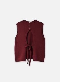 Pulls Ladies Knitted Sleeveless Sweater-EF1582 femme bordeaux Molly Bracken Pulls Ladies Knitted Sleeveless Sweater-EF1582 femme bordeaux DARK RED