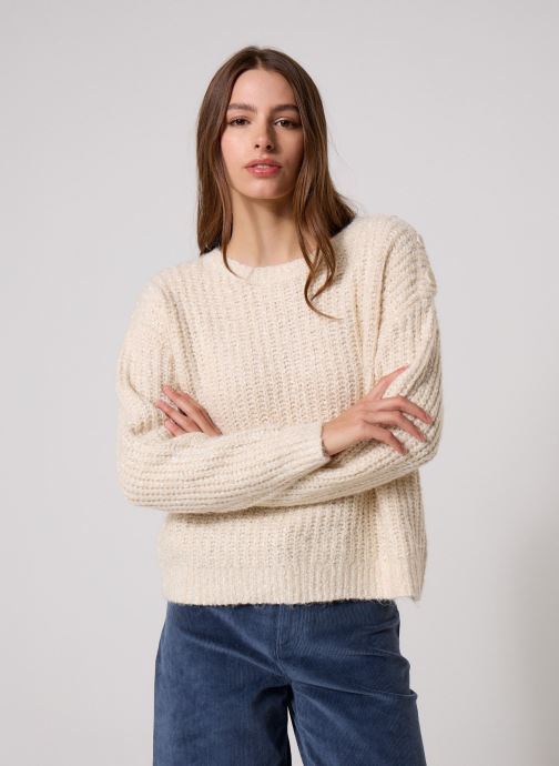 Molly Bracken Truien Ladies Knitted Sweater-LA2037EN dames beige