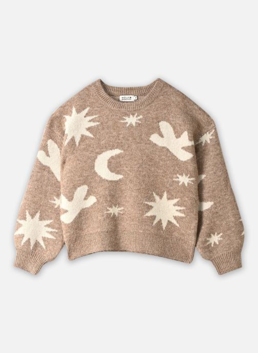 Molly Bracken Pulls Ladies Knitted Sweater-LA2038EH femme beige