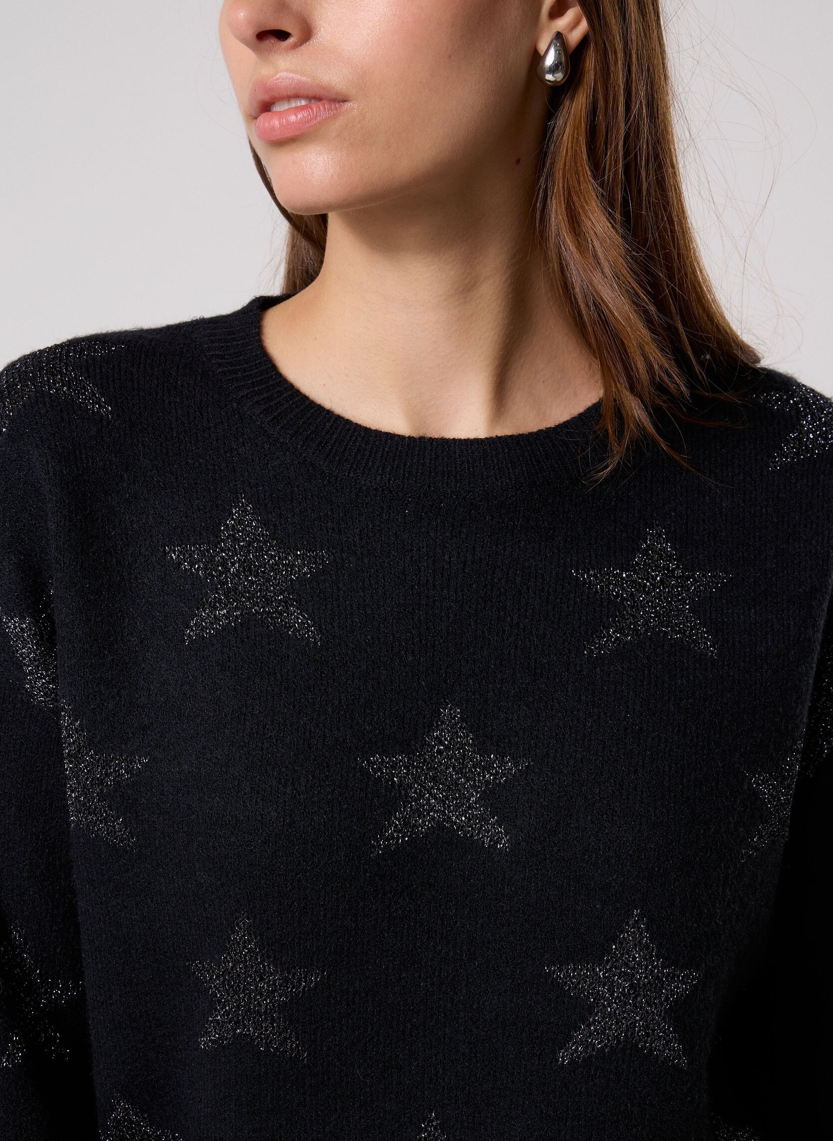 Pulls Ladies Knitted Sweater-LA855BEN femme noir Molly Bracken Pulls Ladies Knitted Sweater-LA855BEN femme noir BLACK