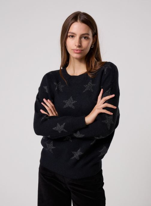 Molly Bracken Truien Ladies Knitted Sweater-LA855BEN dames zwart