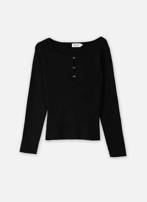 Molly Bracken Truien Ladies Knitted Sweater-T2321EN dames zwart