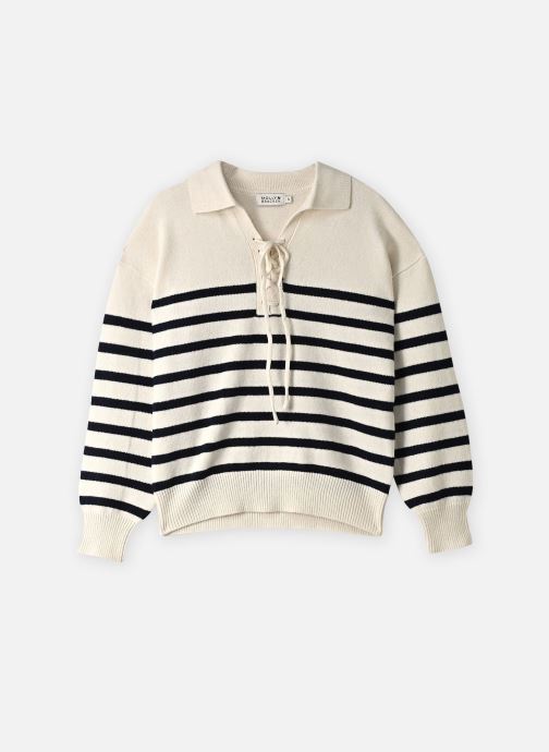 Molly Bracken Truien Ladies Knitted Sweater-T2330EN dames wit