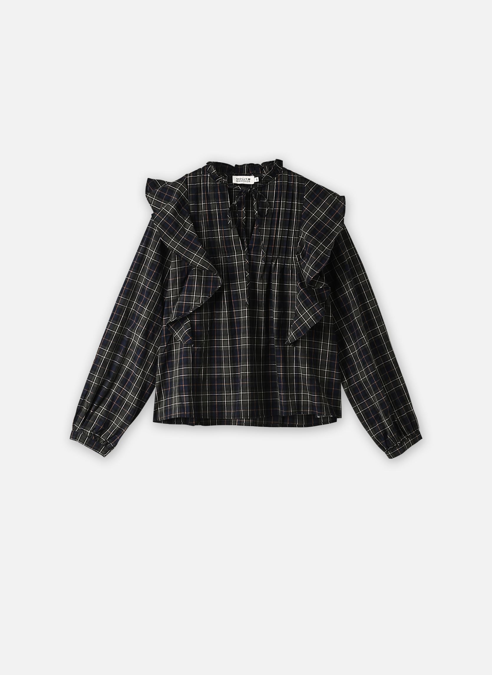 Blouses Ladies Woven Blouse-P1922EH dames khaki Molly Bracken Blouses Ladies Woven Blouse-P1922EH dames khaki KHAKI