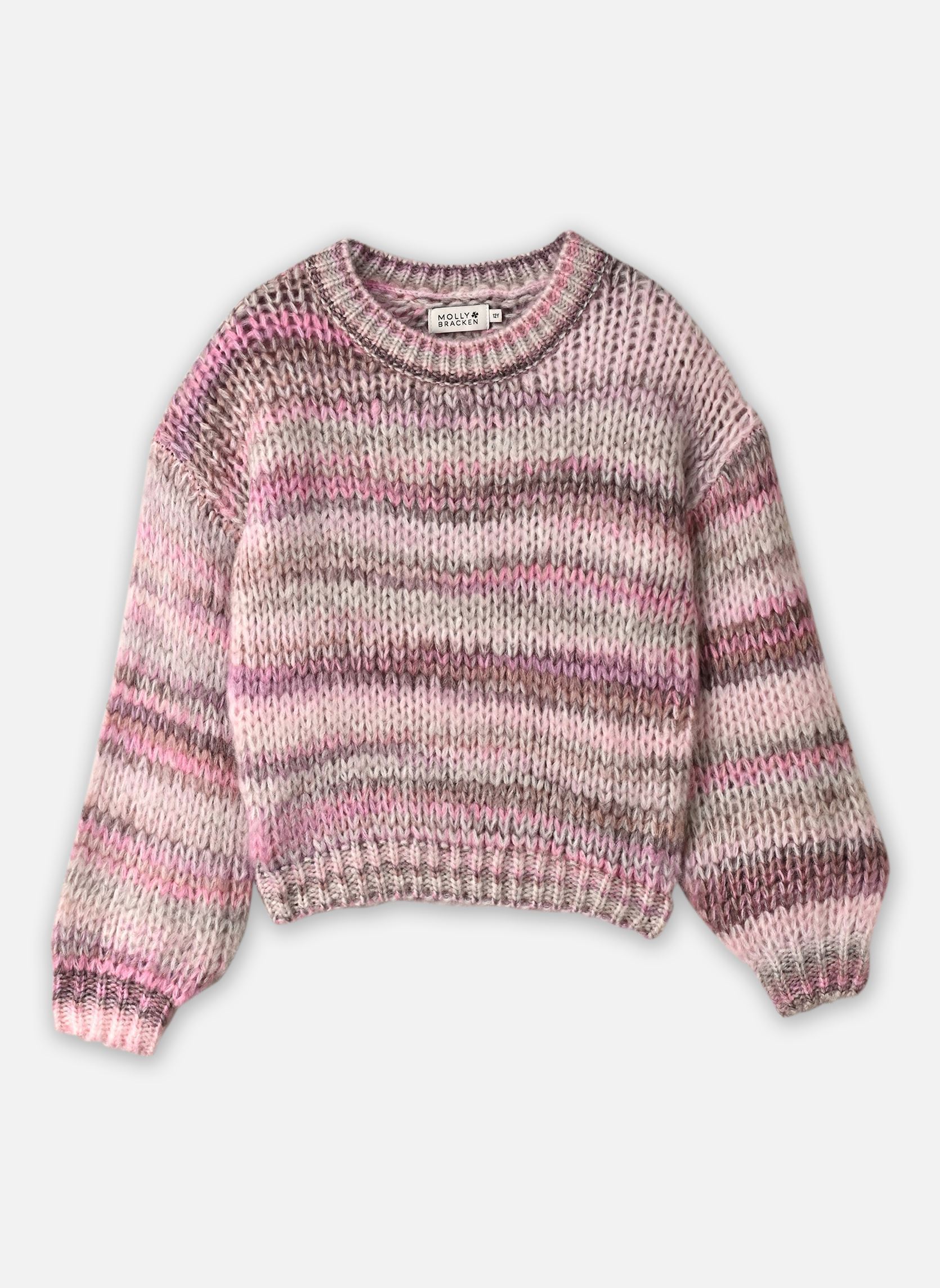 Pulls Girls Knitted Sweater-MLA1376EH fille rose Molly Bracken Pulls Girls Knitted Sweater-MLA1376EH fille rose PINK