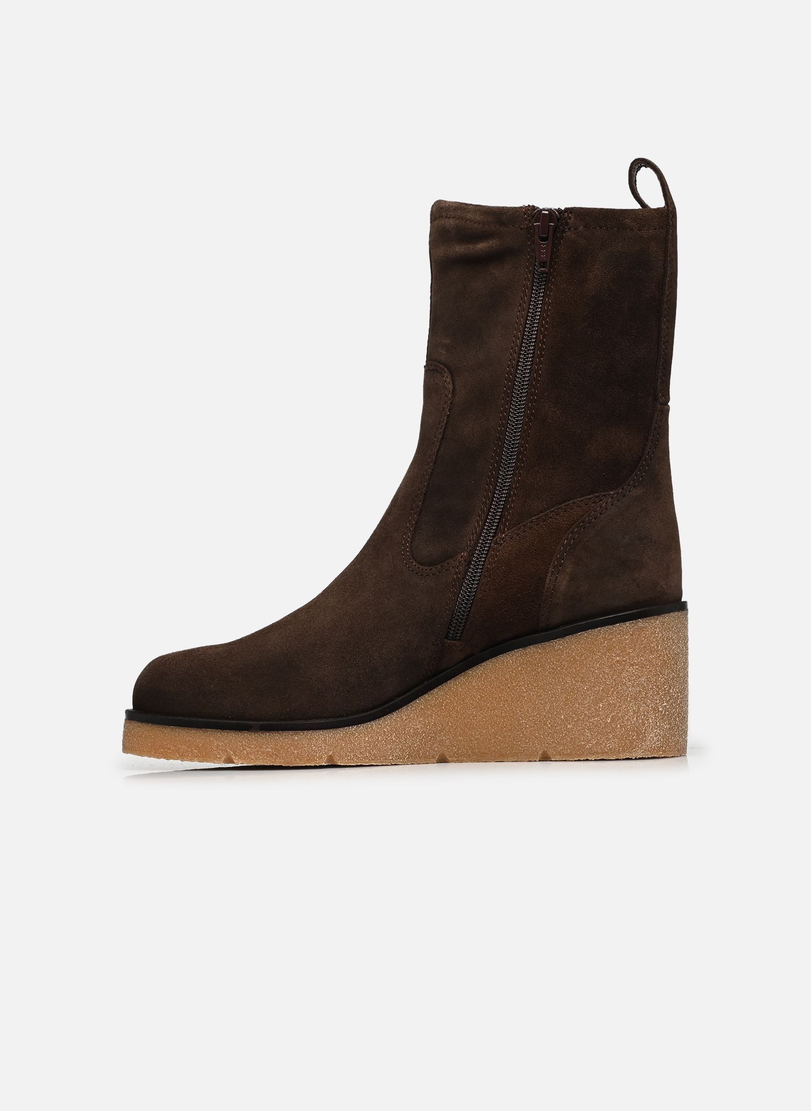 Bottines et boots MISS_F26_BS femme marron Unisa Bottines et boots MISS_F26_BS femme marron BROWN