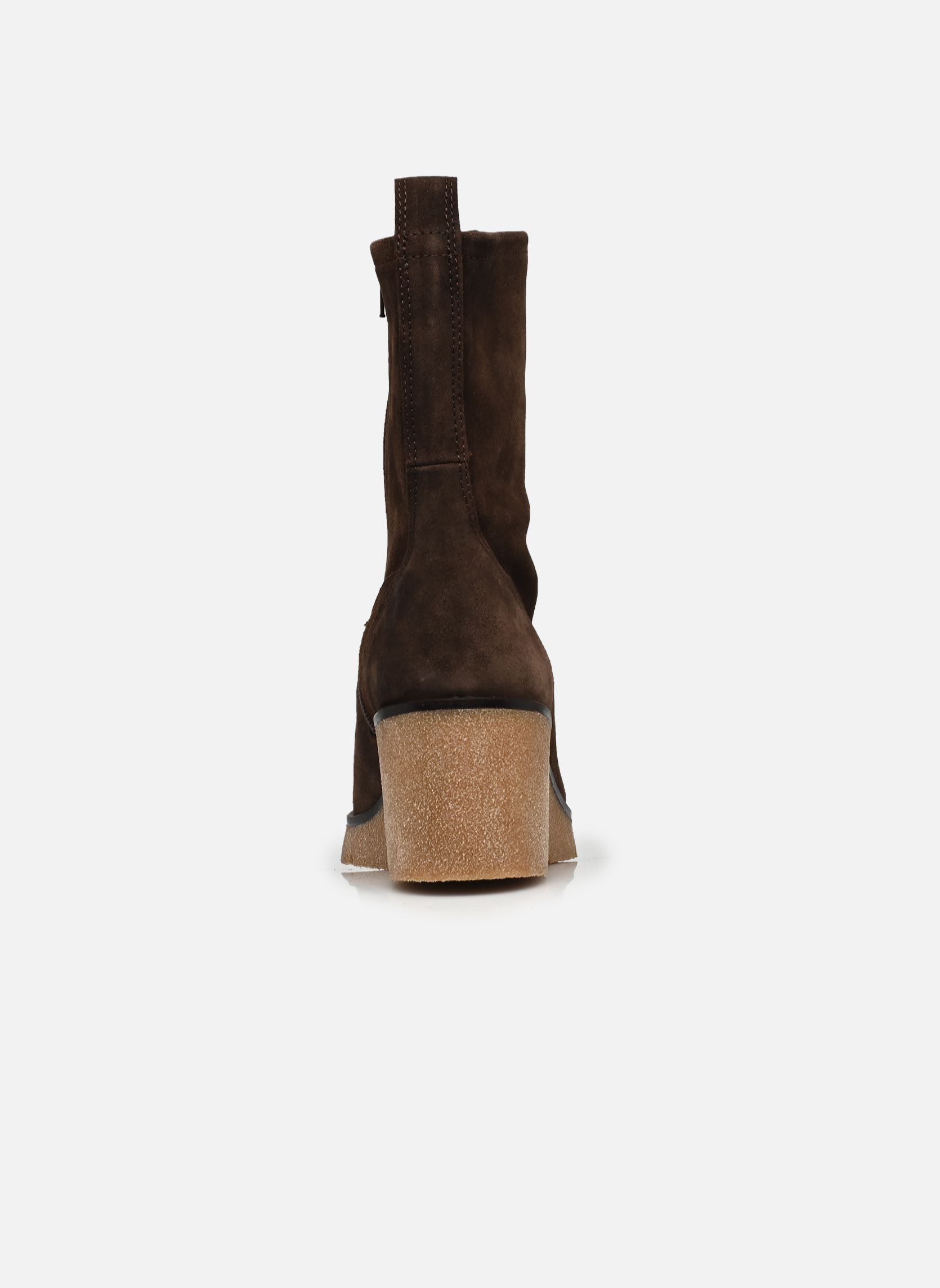 Bottines et boots MISS_F26_BS femme marron Unisa Bottines et boots MISS_F26_BS femme marron BROWN