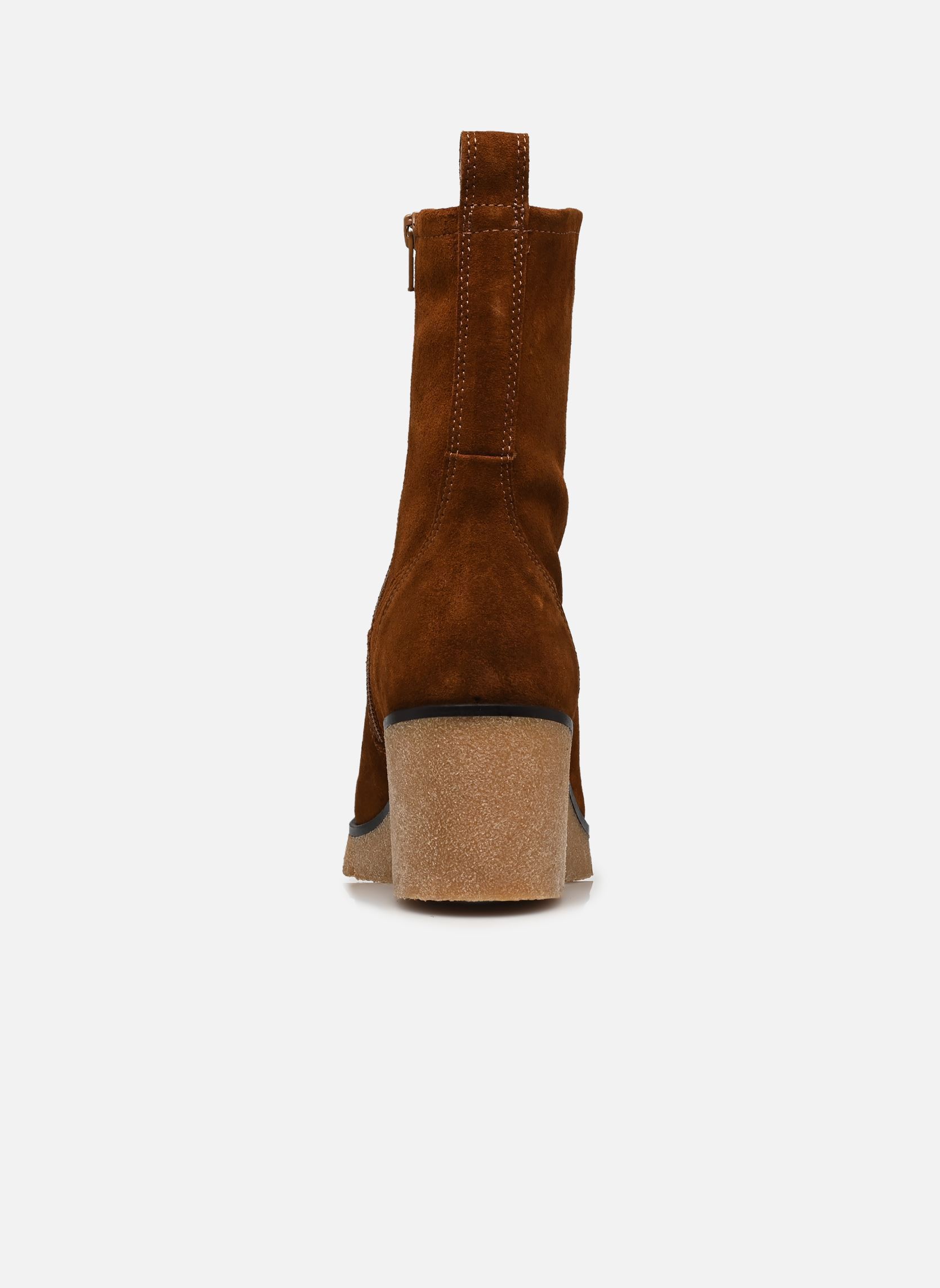 Bottines et boots MISS_F26_BS femme marron Unisa Bottines et boots MISS_F26_BS femme marron TANGER