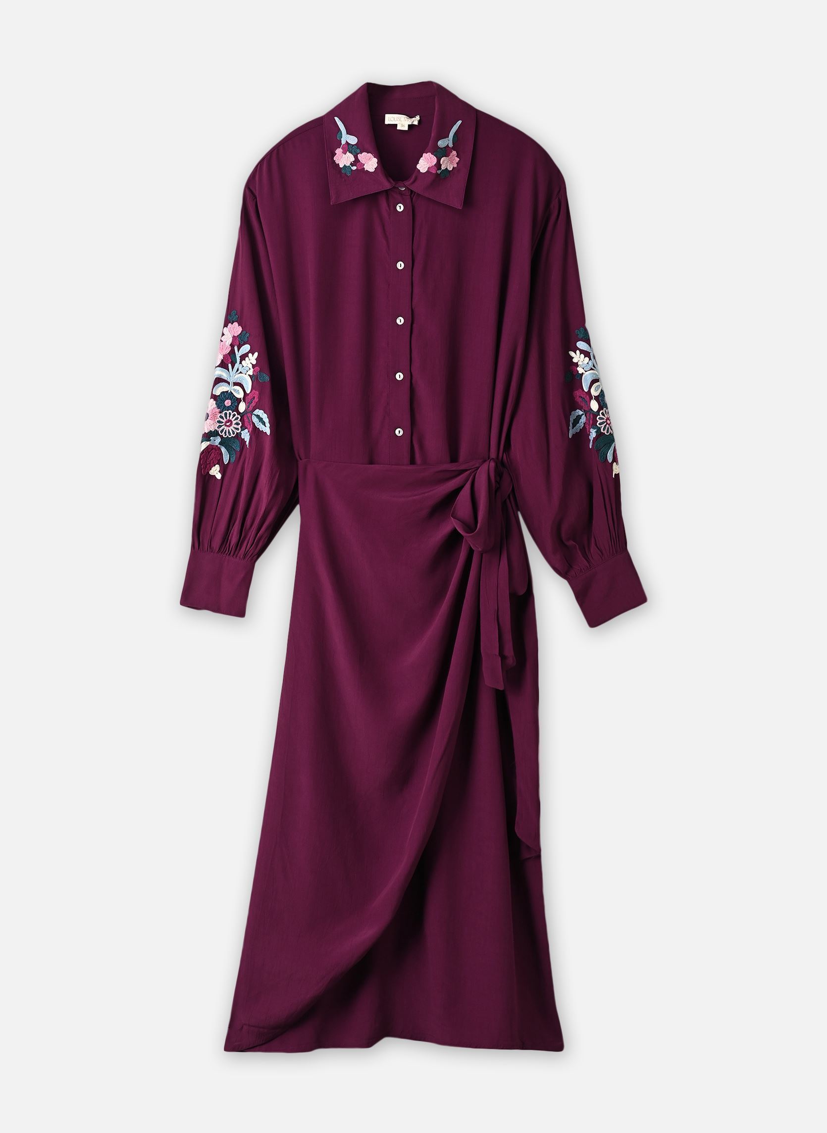Robes Britta femme violet Louise Misha Robes Britta femme violet BURGUNDY