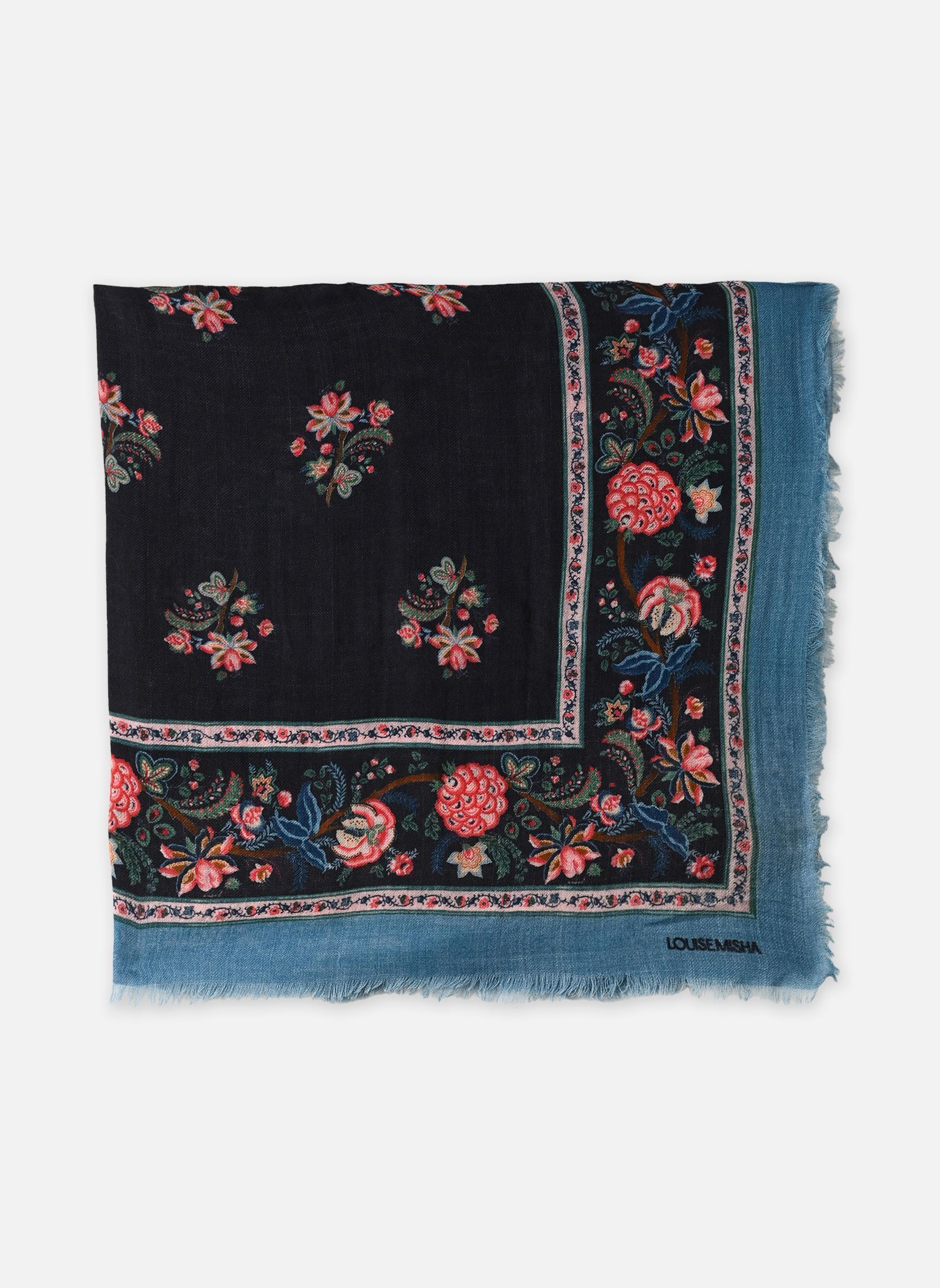 Echarpes et foulards Mekness femme multicolore Louise Misha Echarpes et foulards Mekness femme multicolore MIDNIGHT PRIMROSE PLAIN