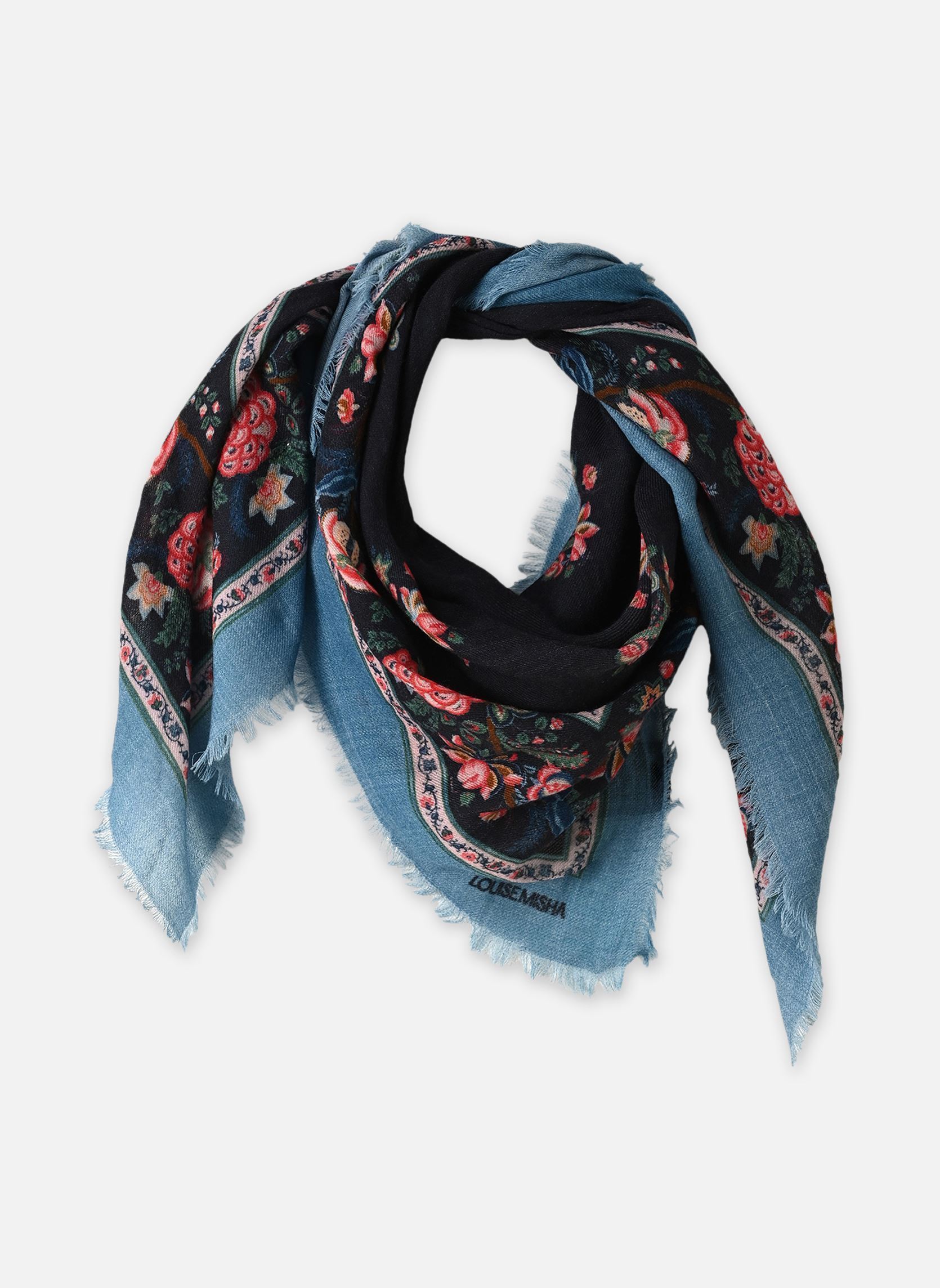 Echarpes et foulards Mekness femme multicolore Louise Misha Echarpes et foulards Mekness femme multicolore MIDNIGHT PRIMROSE PLAIN