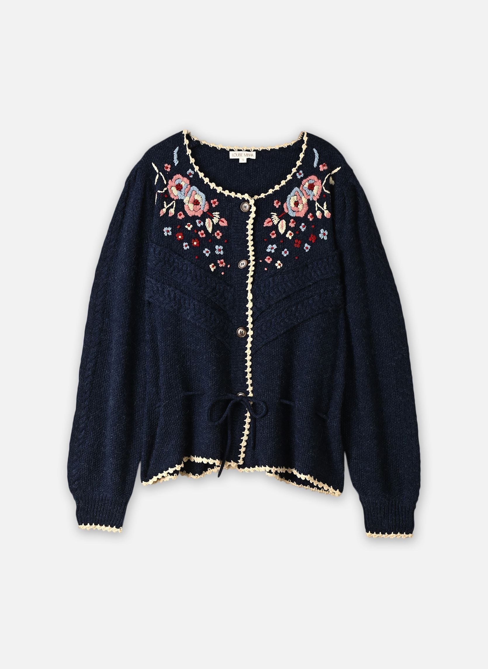 Gilets Sandya femme bleu Louise Misha Gilets Sandya femme bleu MIDNIGHT