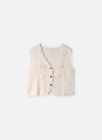 Gilets Sayam femme blanc Louise Misha Gilets Sayam femme blanc CREAM