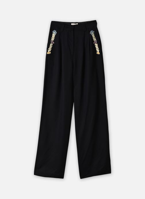 Louise Misha Pantaloni Zelda donna nero