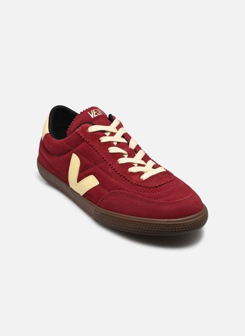 Veja Baskets basses PANENKA SUEDE femme bordeaux