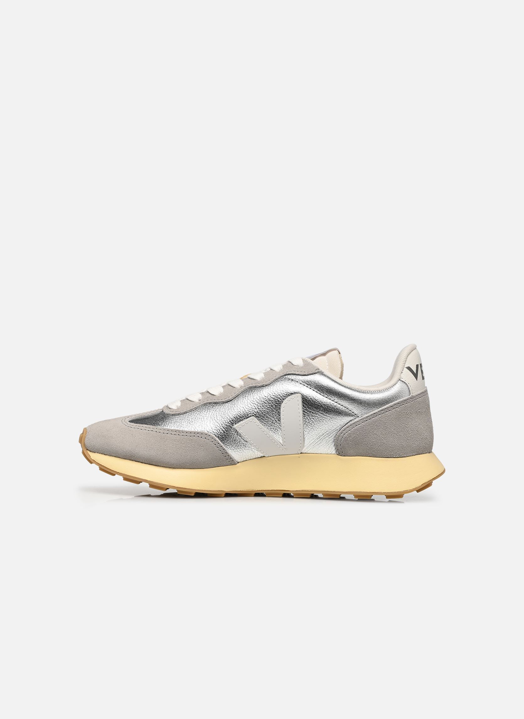 Baskets basses RIO BRANCO II O.T LEATHER femme gris Veja Baskets basses RIO BRANCO II O.T LEATHER femme gris SILVER_OXFORD-GREY_WHITE