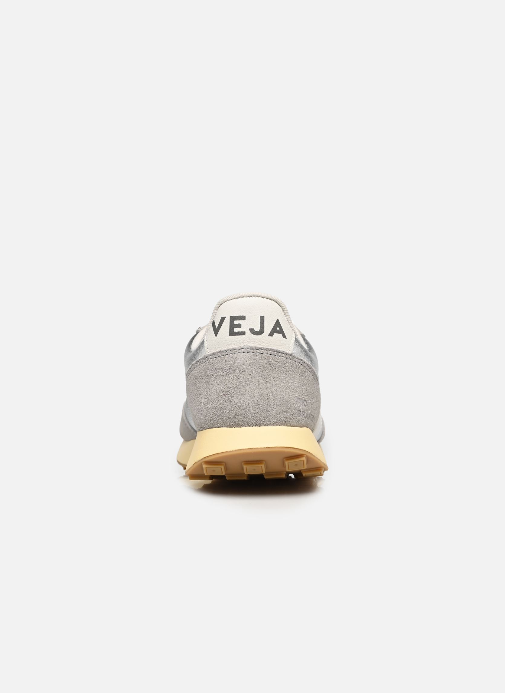 Baskets basses RIO BRANCO II O.T LEATHER femme gris Veja Baskets basses RIO BRANCO II O.T LEATHER femme gris SILVER_OXFORD-GREY_WHITE