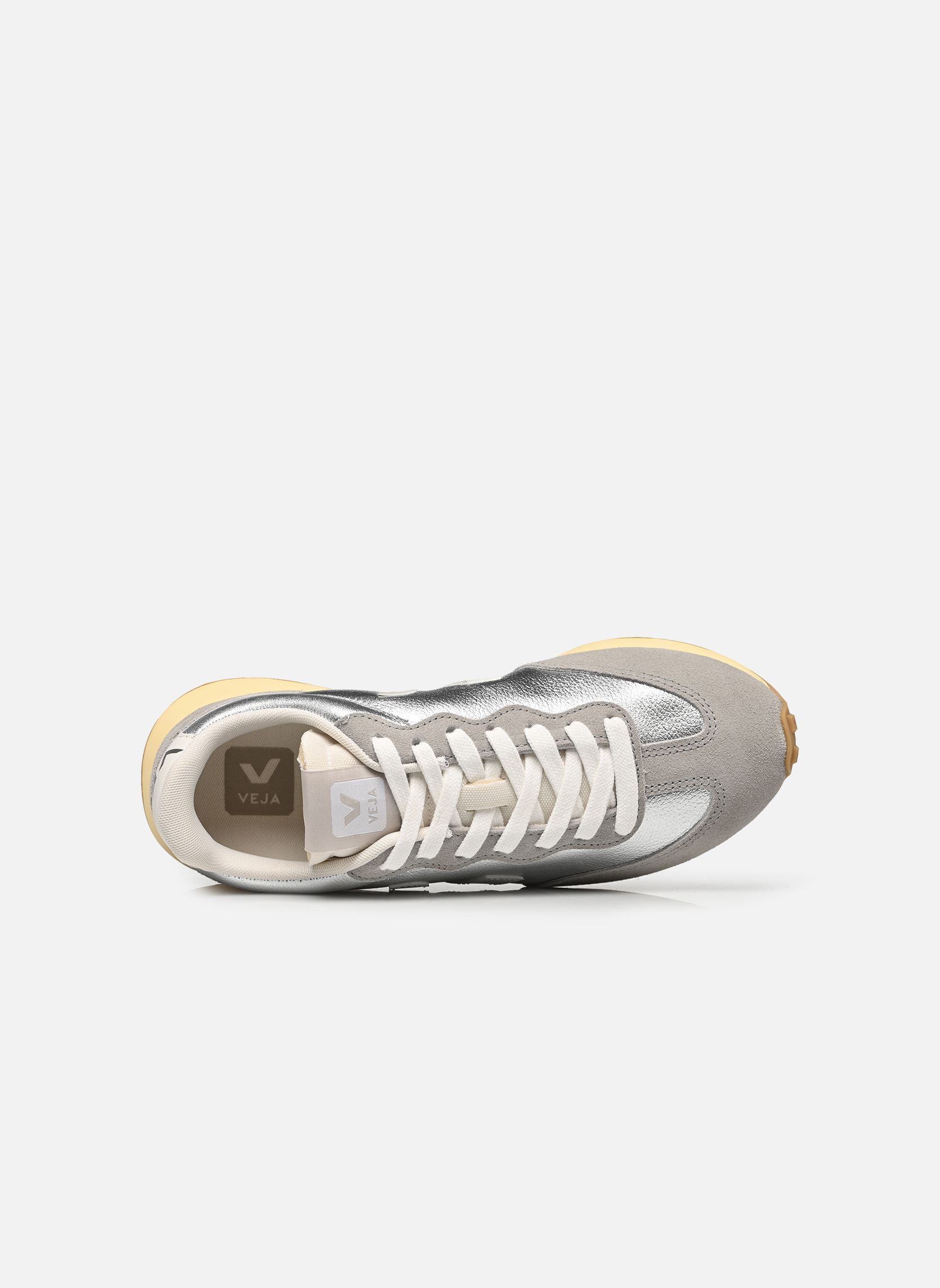 Baskets basses RIO BRANCO II O.T LEATHER femme gris Veja Baskets basses RIO BRANCO II O.T LEATHER femme gris SILVER_OXFORD-GREY_WHITE