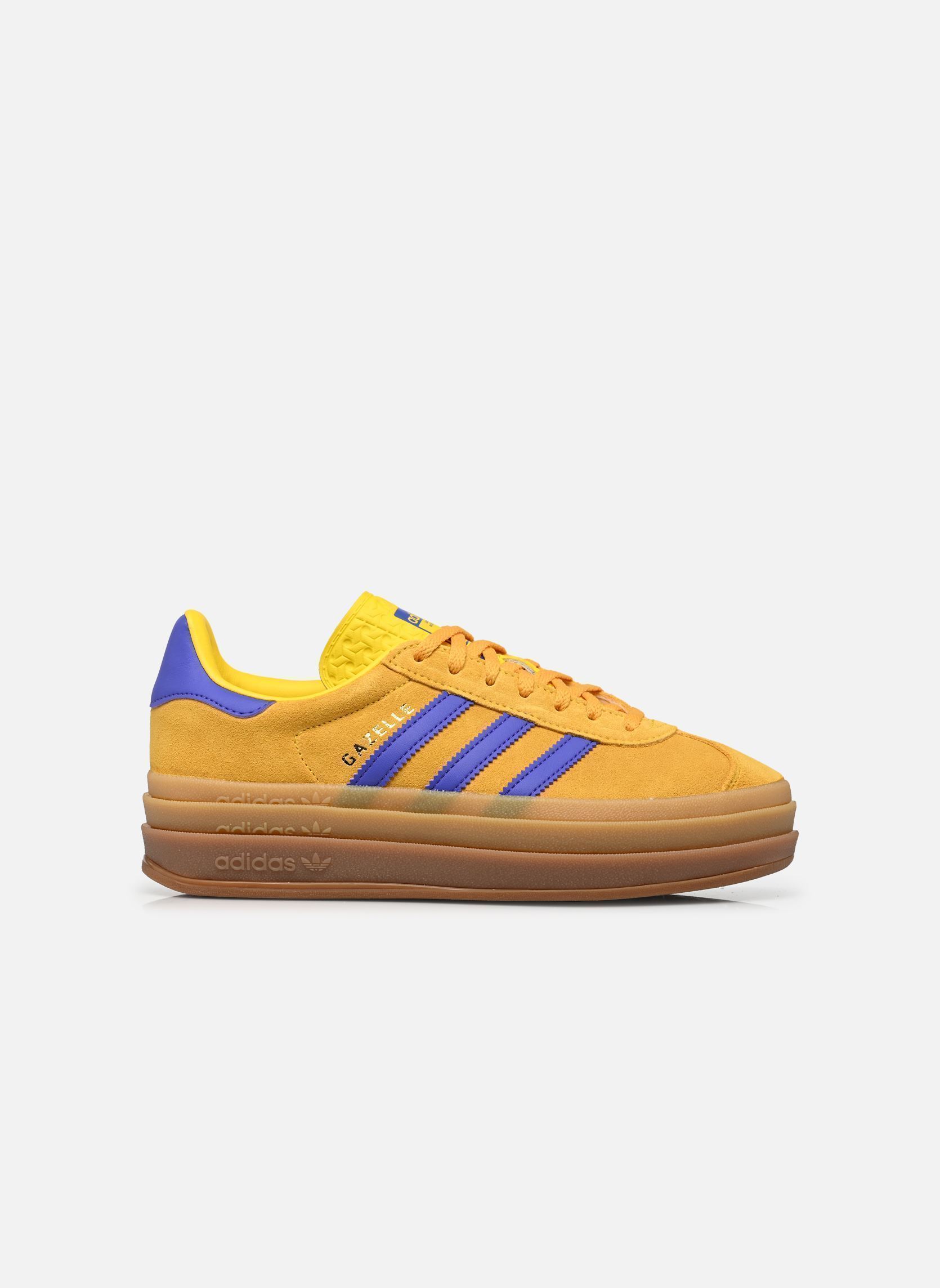 Baskets basses GAZELLE BOLD W femme jaune adidas originals Baskets basses GAZELLE BOLD W femme jaune UTIYEL/SOLPUR/GOLDMT